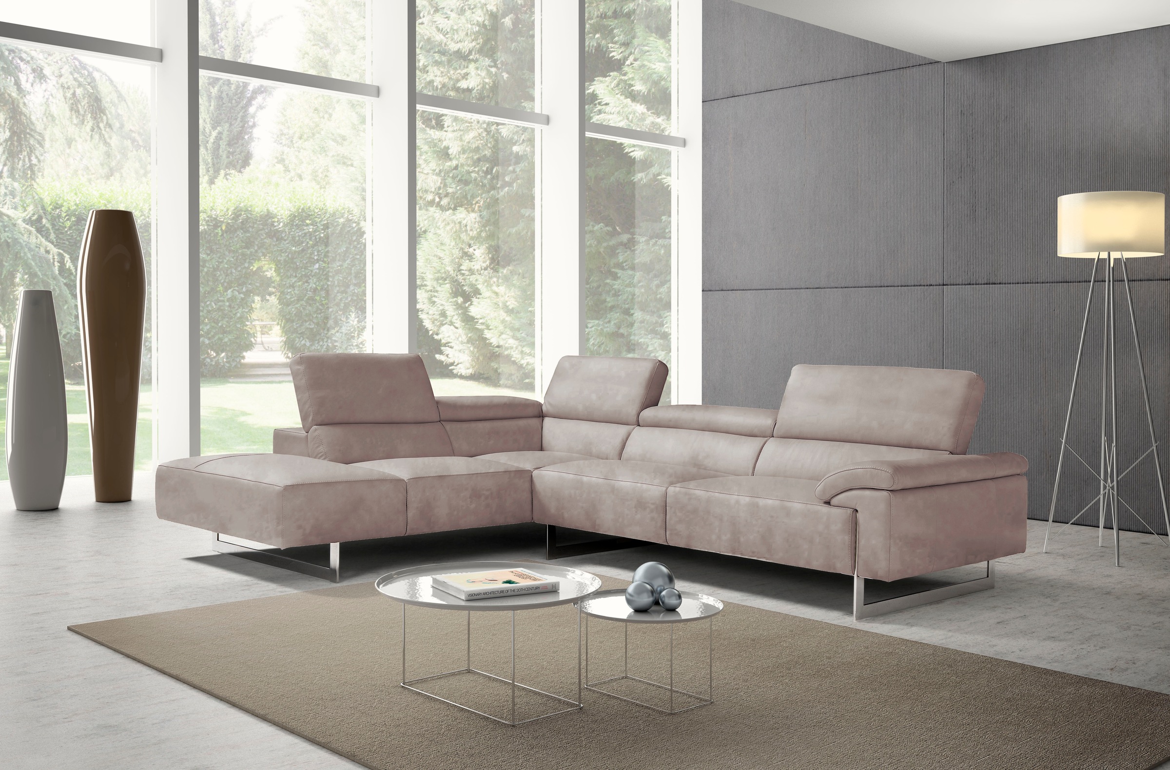 Egoitaliano Ecksofa »Malika, elegant und bequem, Designsofa, L-Form«, mit O günstig online kaufen