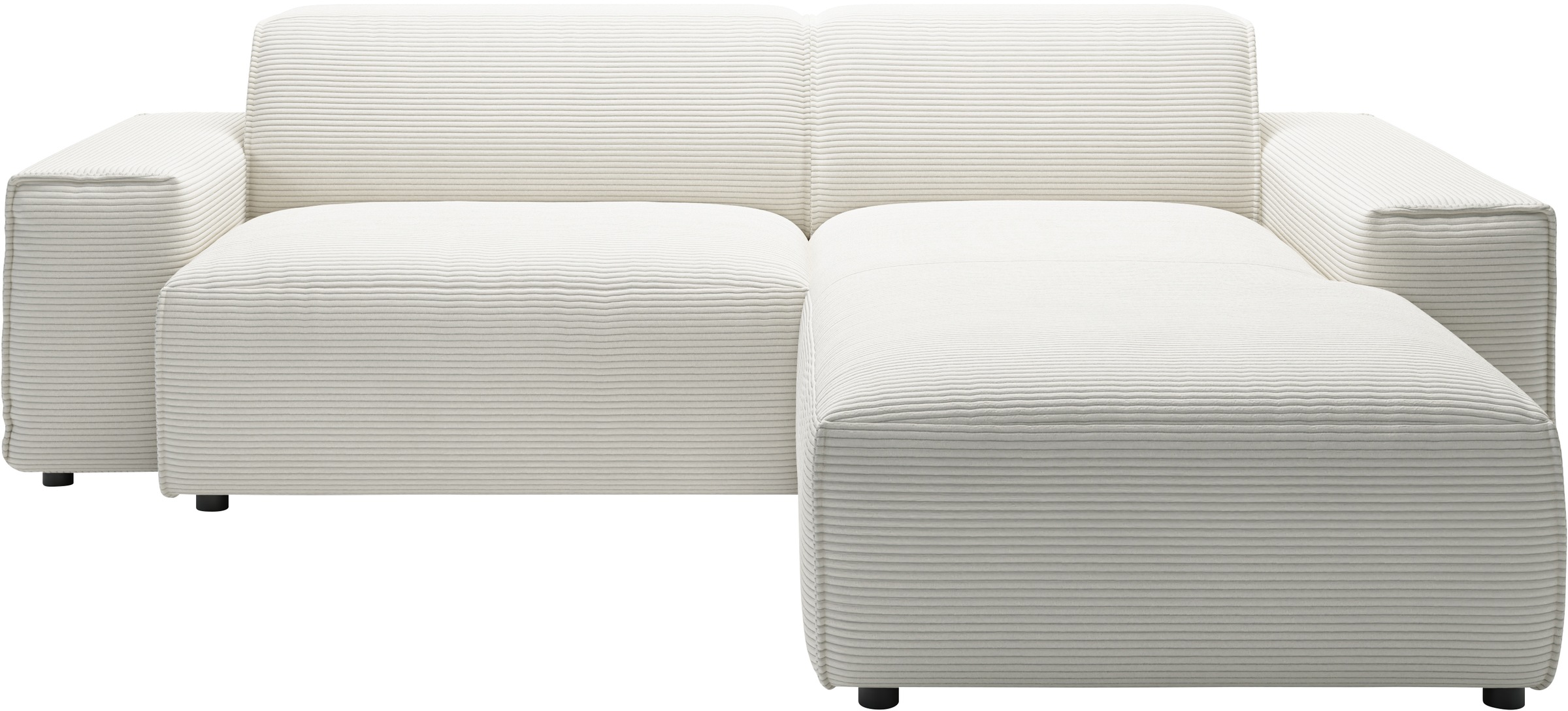 andas Ecksofa »Glimminge L-Form auch in Breitcord, Feincord + Easy care-Bezug,«, Breite 234, Zierkissen