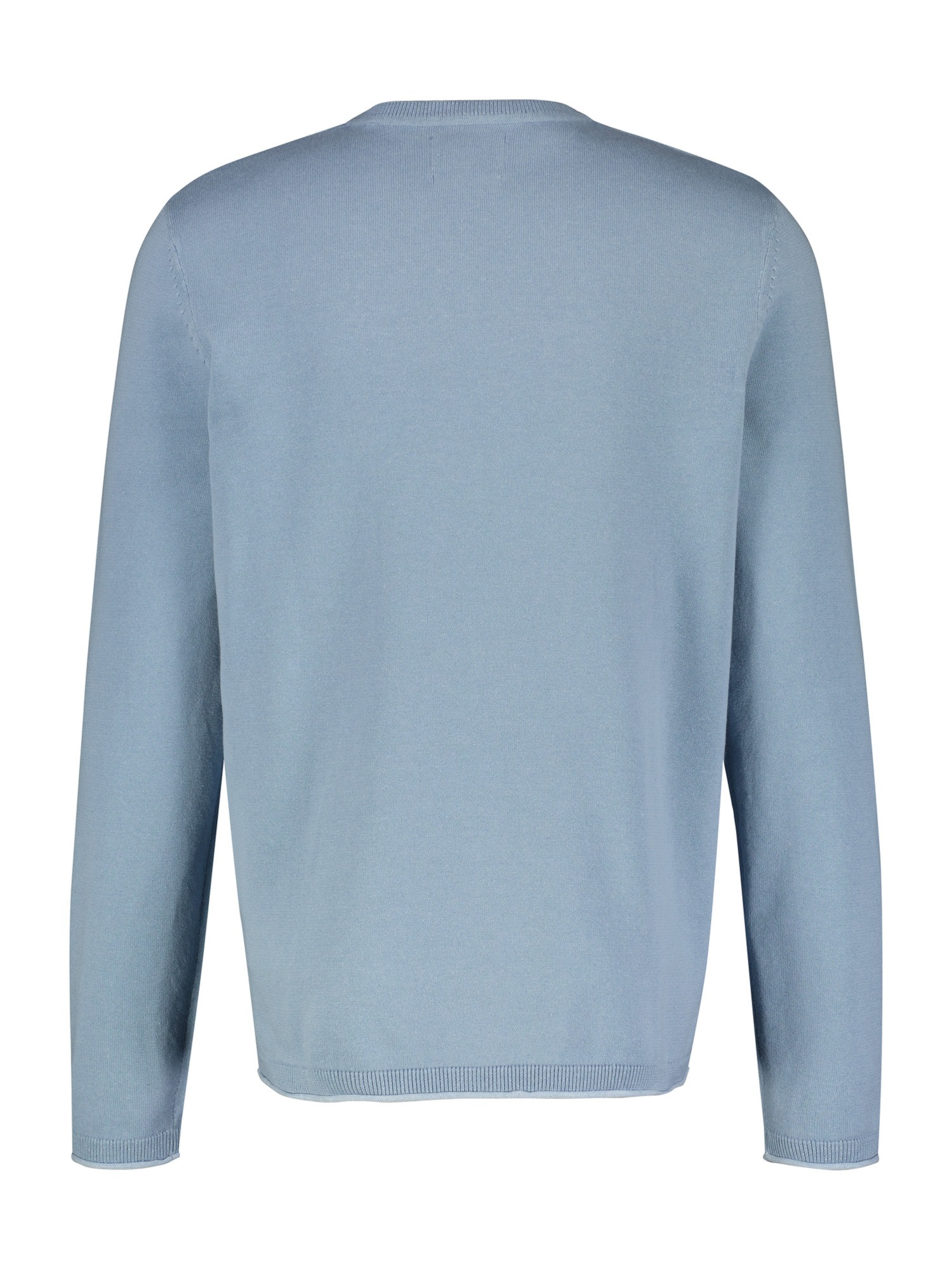 LERROS Strickpullover »LERROS Rundhalspullover, Flachstrick«