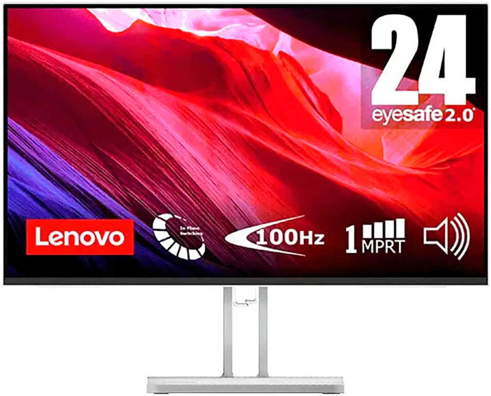 Lenovo LED-Monitor »L24i-4A(D24238FL0)«, 61 cm/24 Zoll, 1920 x 1080 px, Full HD, 4 ms Reaktionszeit, 100 Hz