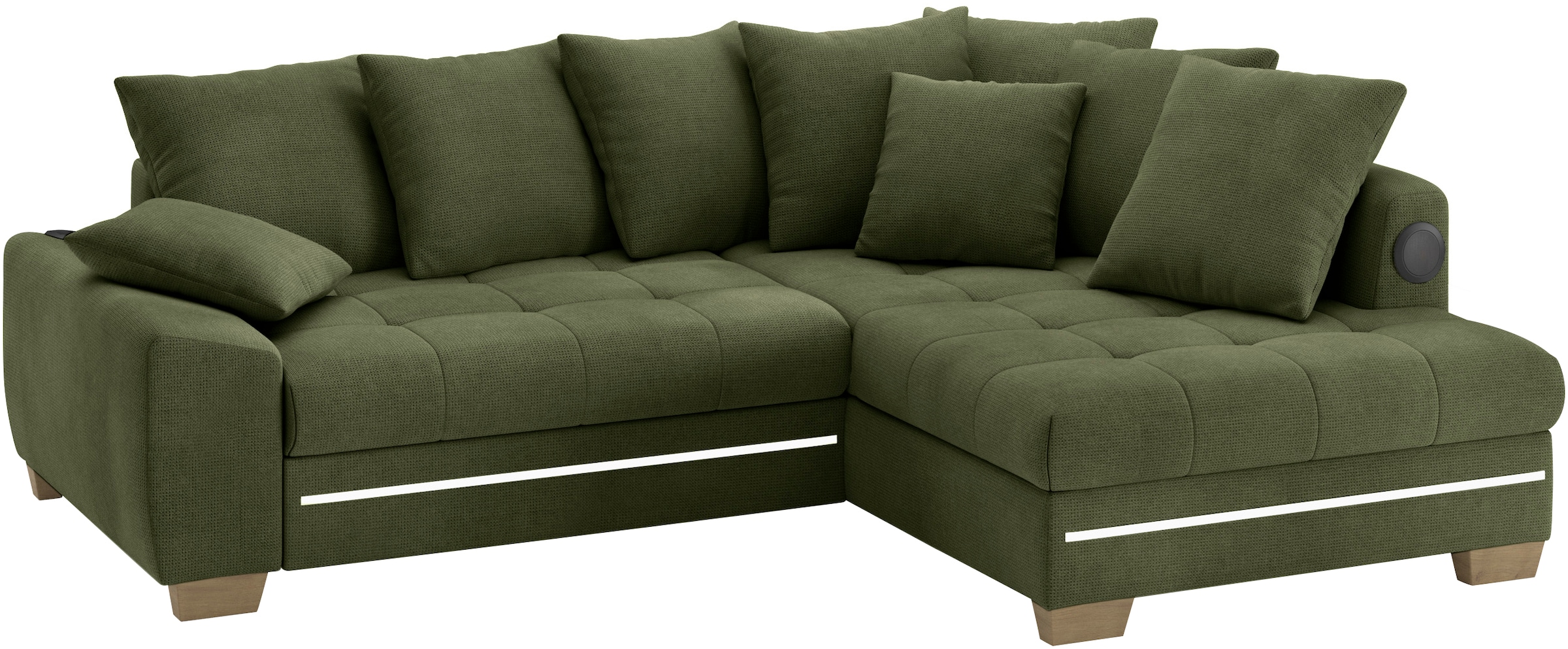 Mr. Couch Ecksofa »Nikita II, L-Form«, RGB-LED, Bluetooth-Soundsystem, wahl günstig online kaufen
