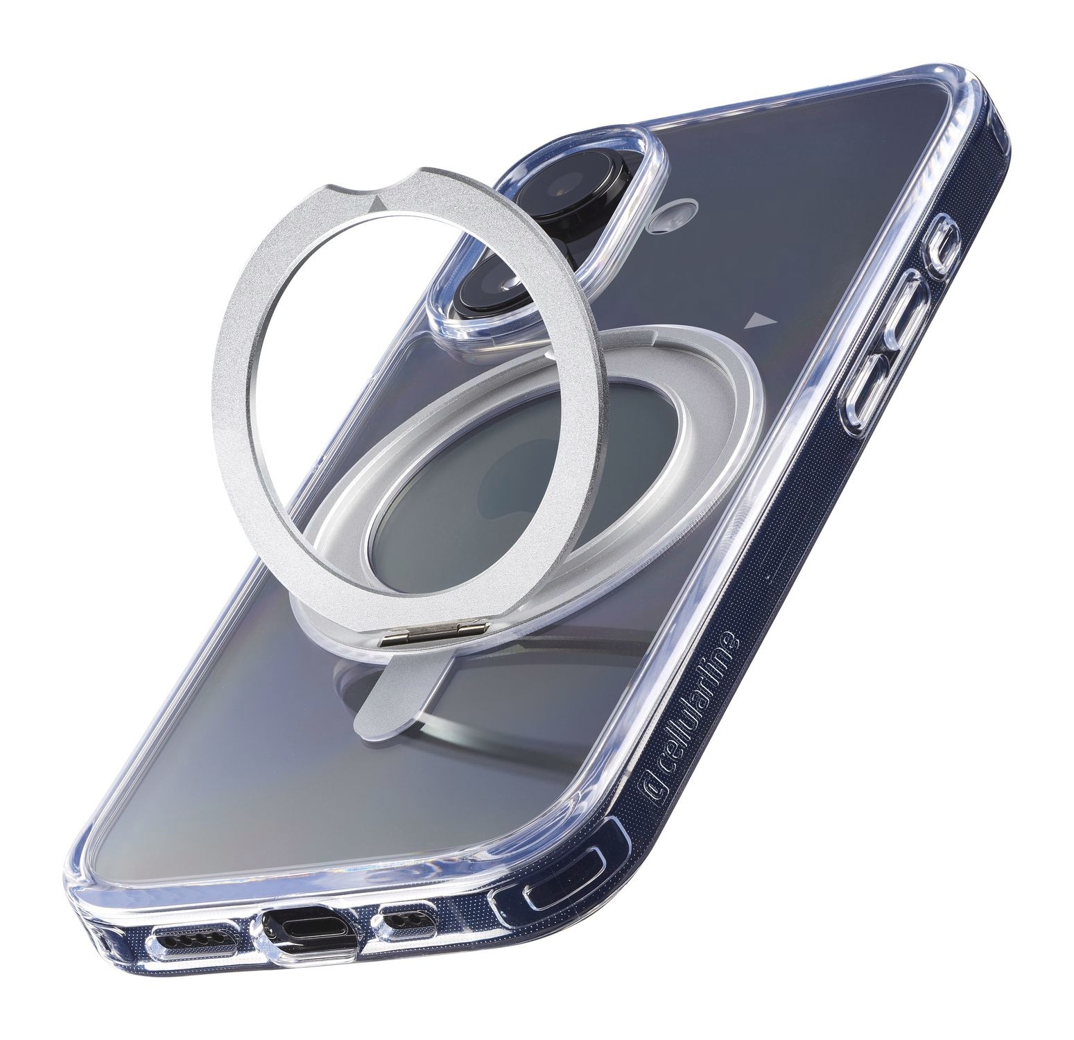 Cellularline Handyhülle »SPIN MAG MagSafe Case für Apple iPhone 16«, Backcover, Schutzhülle, Handyschutzhülle, Case, Schutzcase, stoßfest