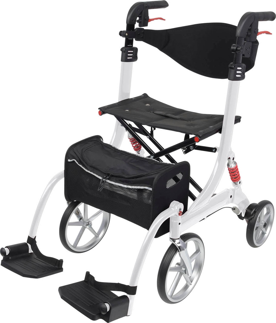 bescomedical Rollator »Spring Medium Vario«, Größe M (Sitzhöhe 56cm), inkl. Beinstützen