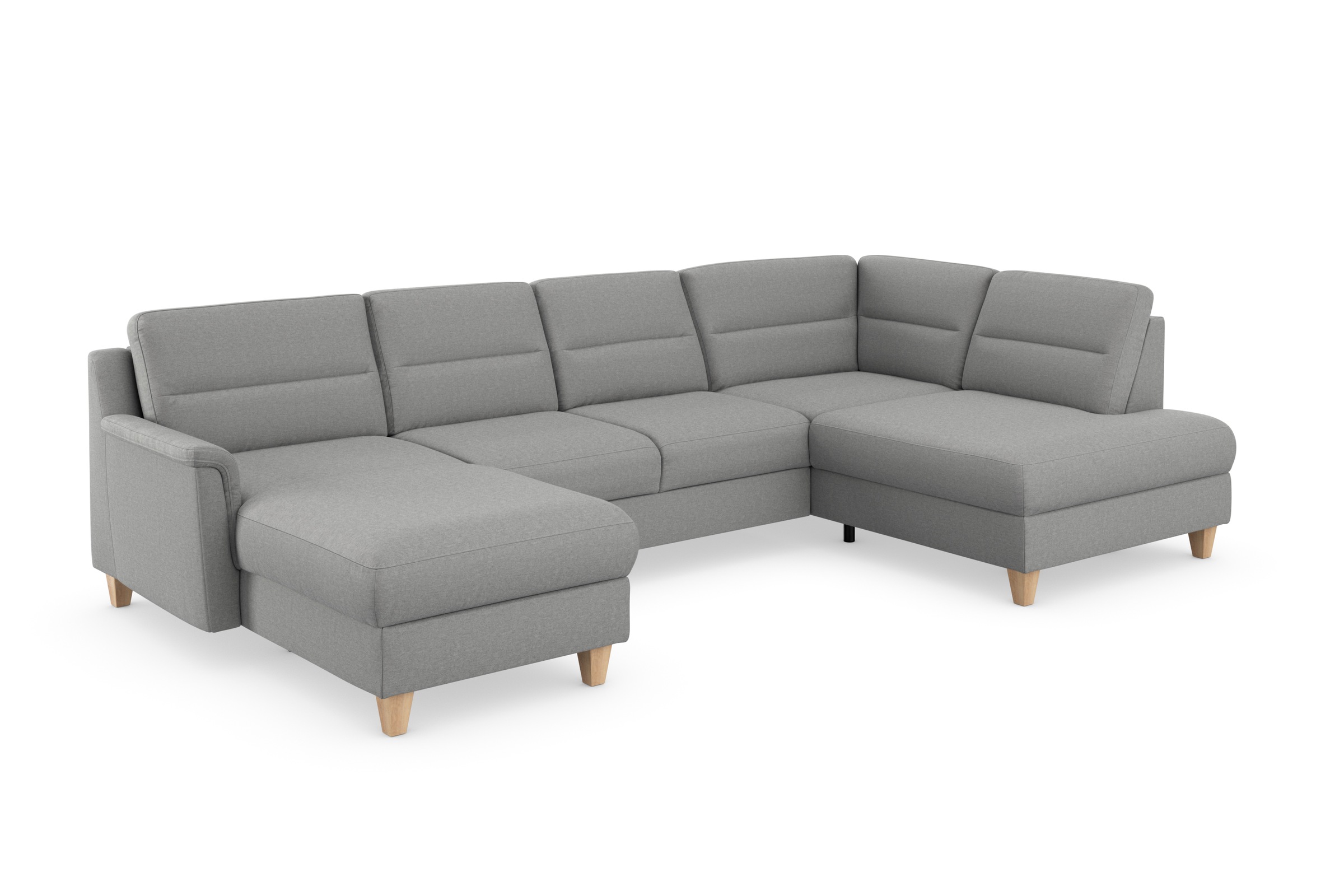 sit&more Wohnlandschaft »Farö U-Form«, inklusive Federkern, wahlweise mit Bettfunktion und Bettkasten
