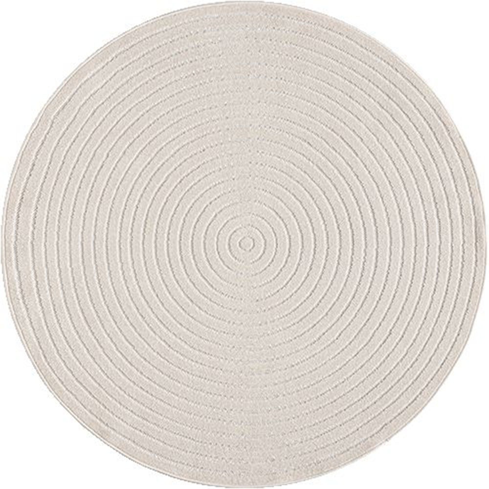 the carpet Teppich »Santo Plus«, rund, 5 mm Höhe, Plus moderner robuster In und Outdoor Teppich