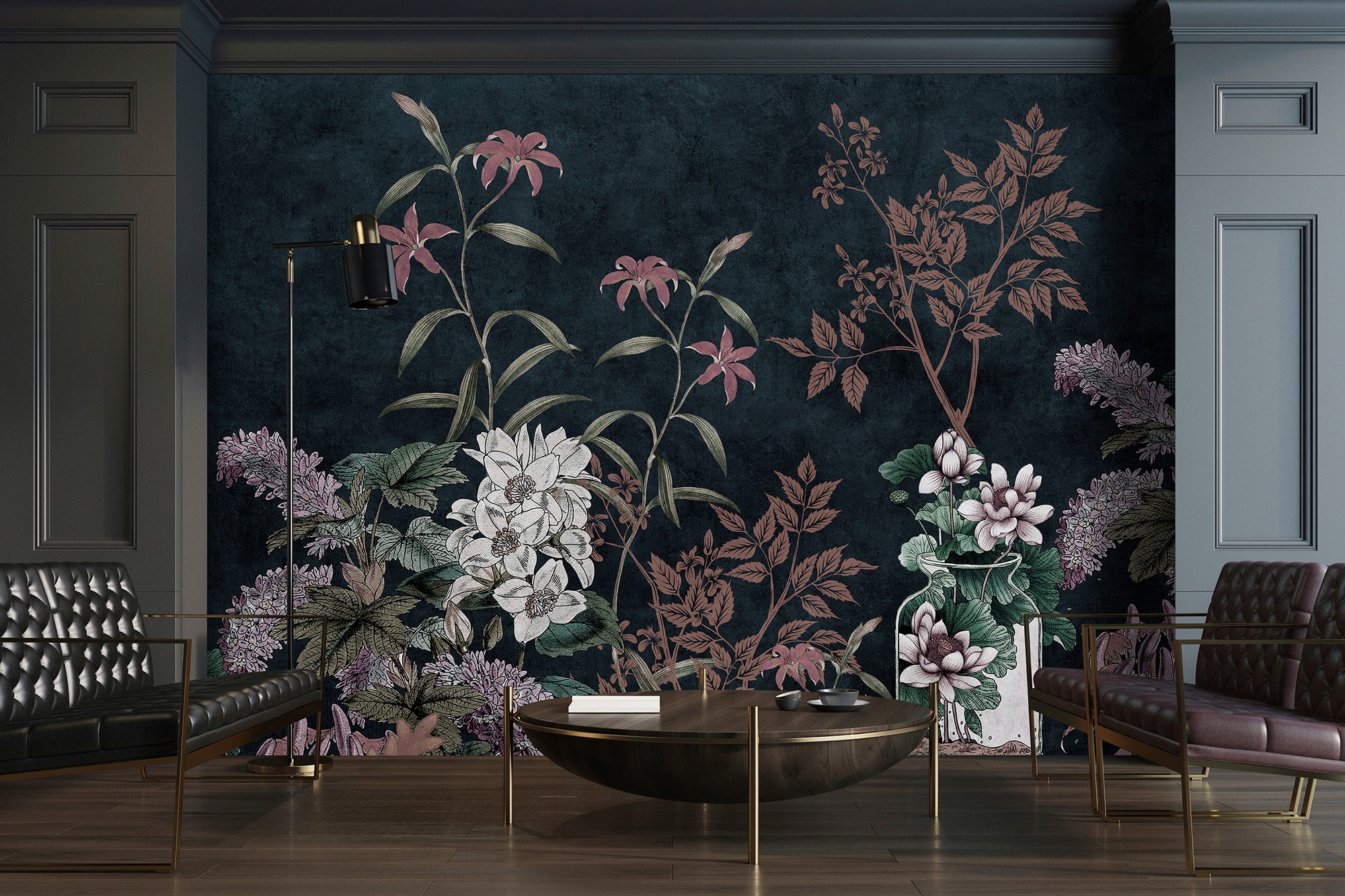 living walls Fototapete »Walls by Patel Dark Room« glatt Vlies, Wand günstig online kaufen