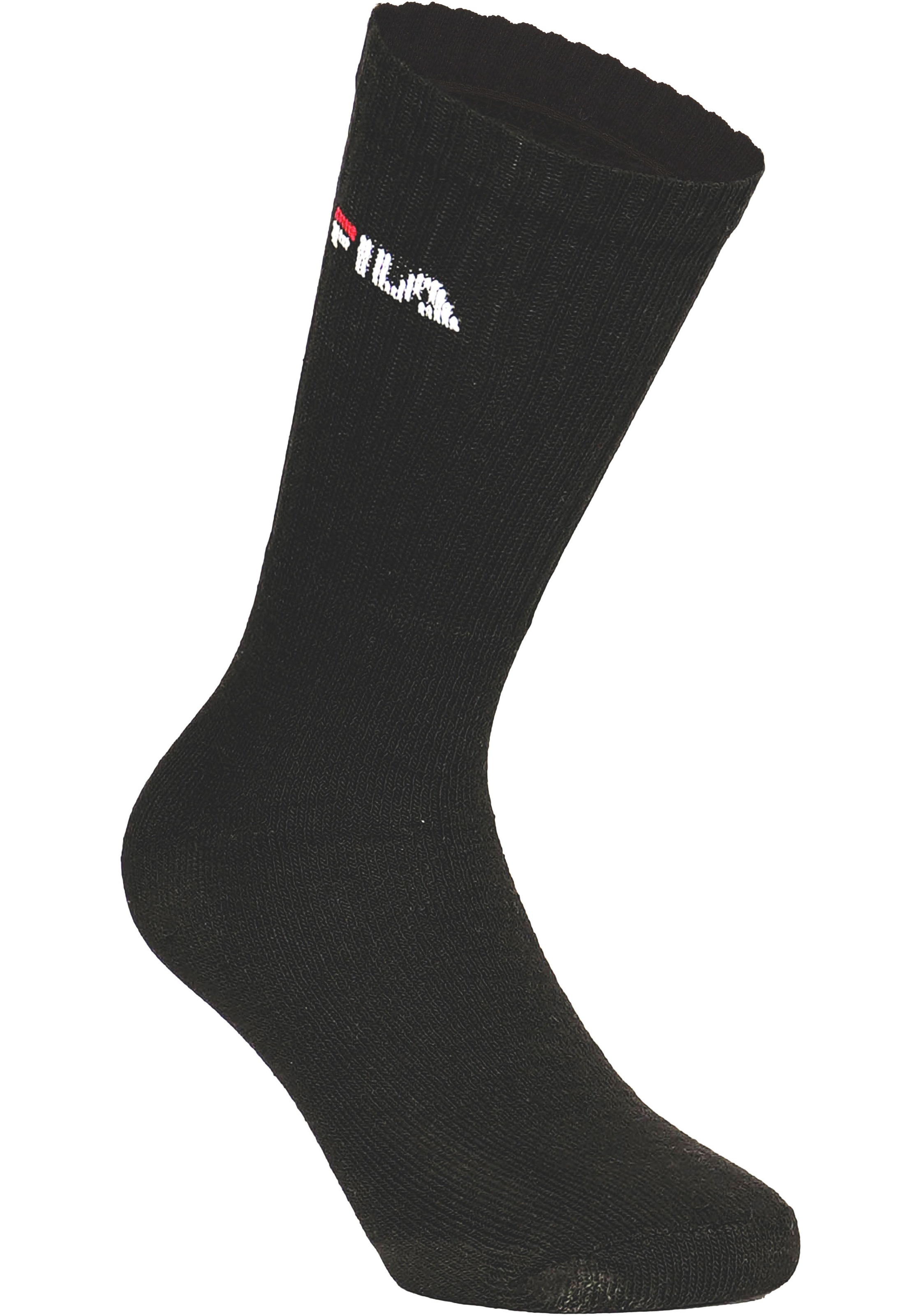 Fila Sportsocken »UNISEX CREW TENNIS FULL TERRY SOCKS«, (6 Paar), mit eingestrickem Logo