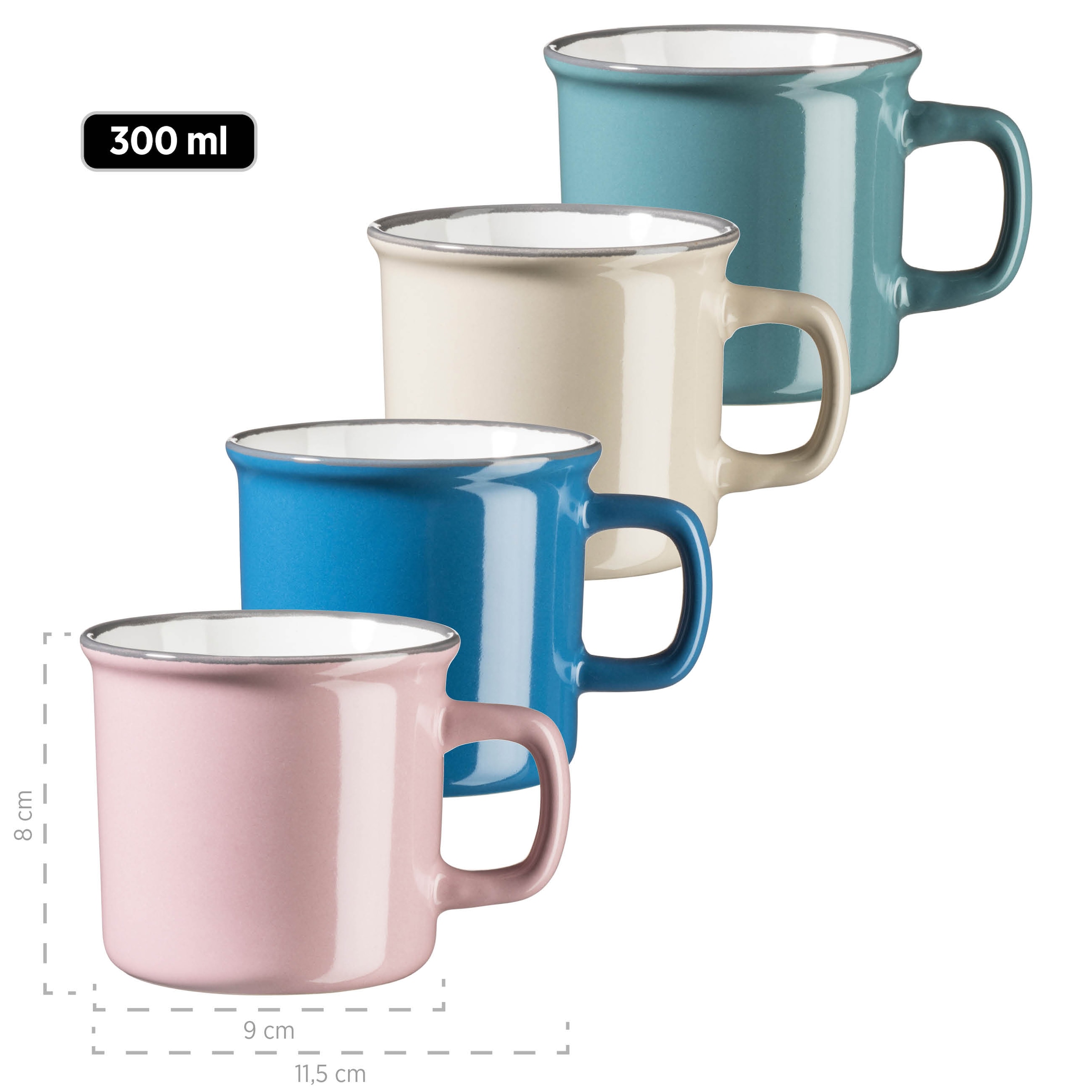 MÄSER Kombiservice »MAILA, Geschirr-Set, Steinzeug«