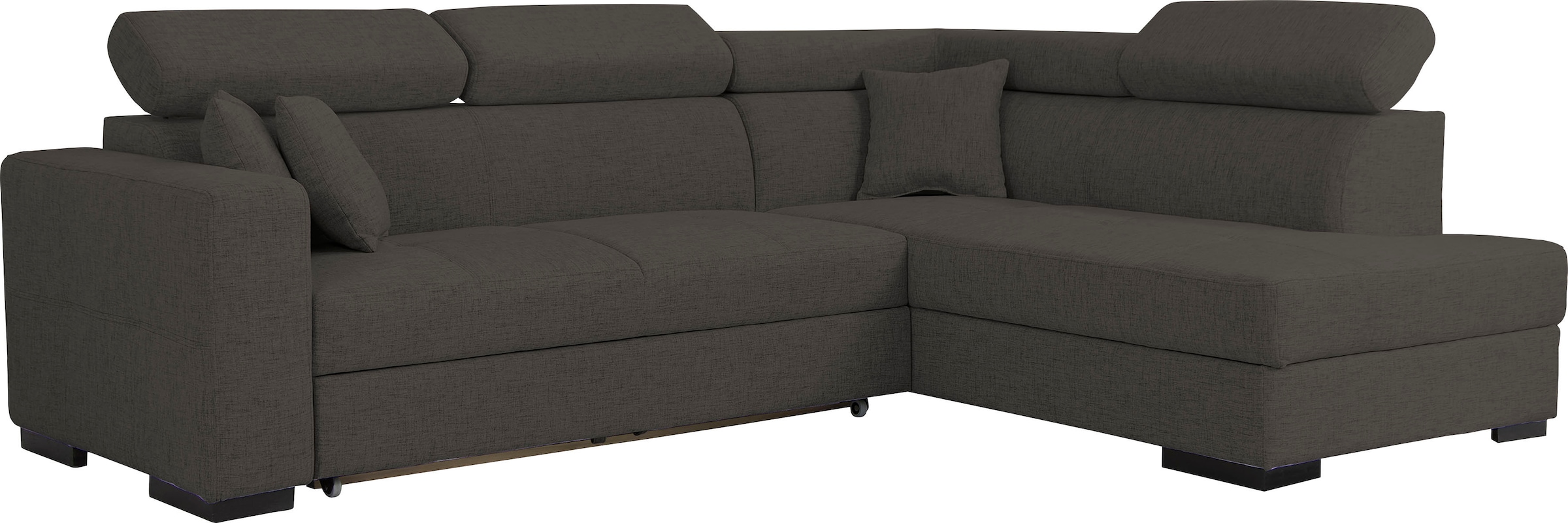 Home affaire Ecksofa »Tulio L-Form«, wahlweise mit Bettfunktion und Bettkas günstig online kaufen