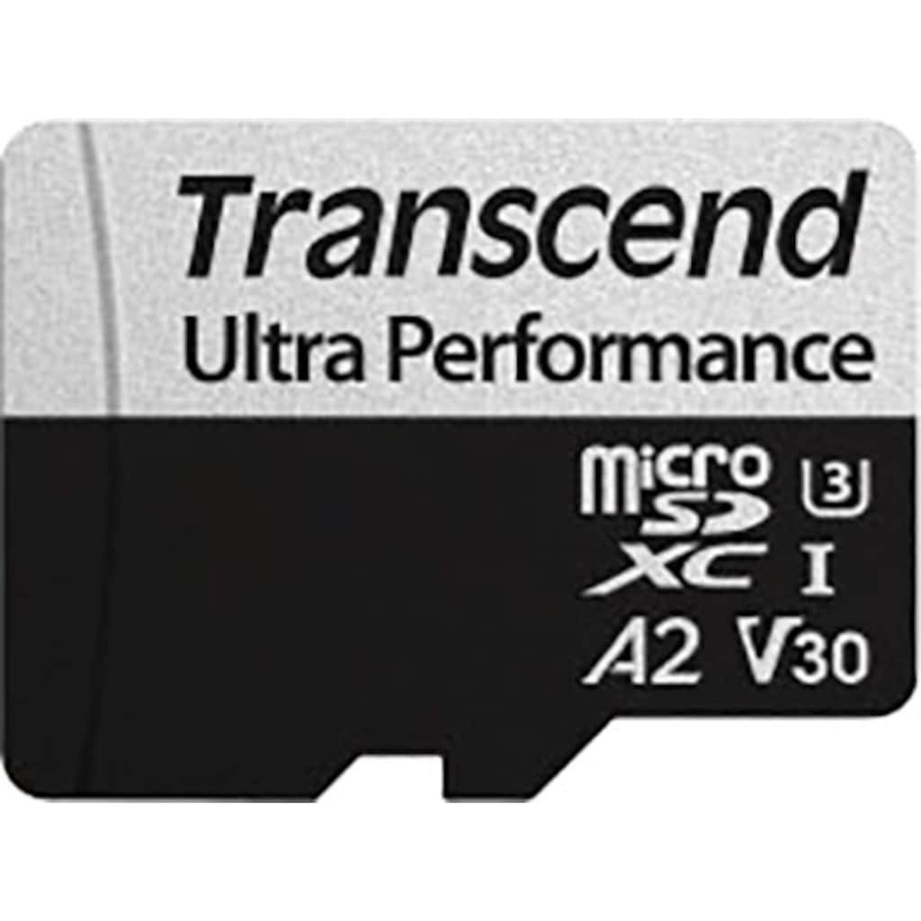 Transcend Speicherkarte »microSDXC 340S 128 GB«, (UHS Class 10 160 MB/s Lesegeschwindigkeit)