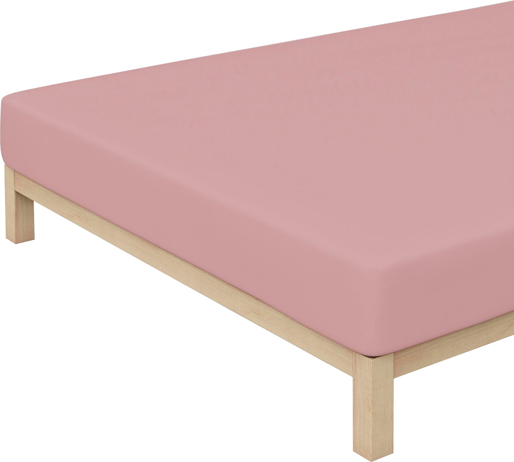 Schlafgut Spannbettlaken »PURE Bio-Baumwolle mit Elasthan, dehnbar blickdicht, straff, Bettlaken«, PREMIUM Laken für Matratzen bis 30cm Höhe, in 90x200, 140x200, 180x200