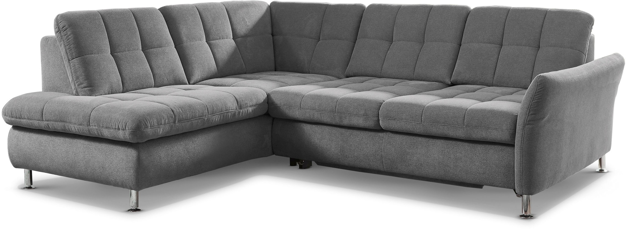 Die PlanBar Ecksofa »MP-IN20016 L-Form mit Kaltschaum-Polsterung«, wahlweise mit Kopfstützen und Bettfunktion, mit Kaltschaum-Polsterung