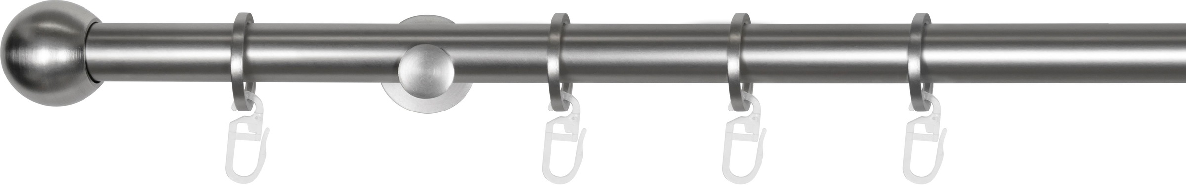mydeco Gardinenstange »Ball«, 1 läufig-läufig, Fixmaß