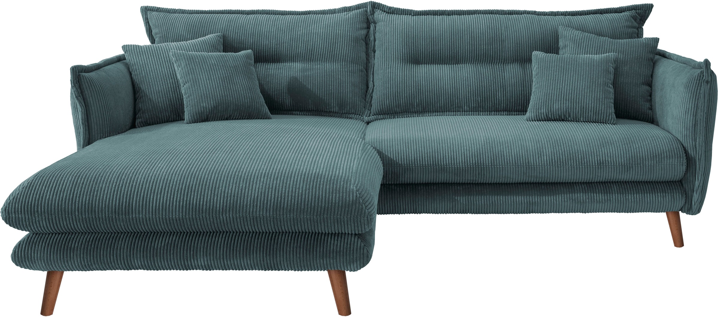 INOSIGN Ecksofa »Lazio modern und bequem, schmale Armlehnen, tolle Detailve günstig online kaufen