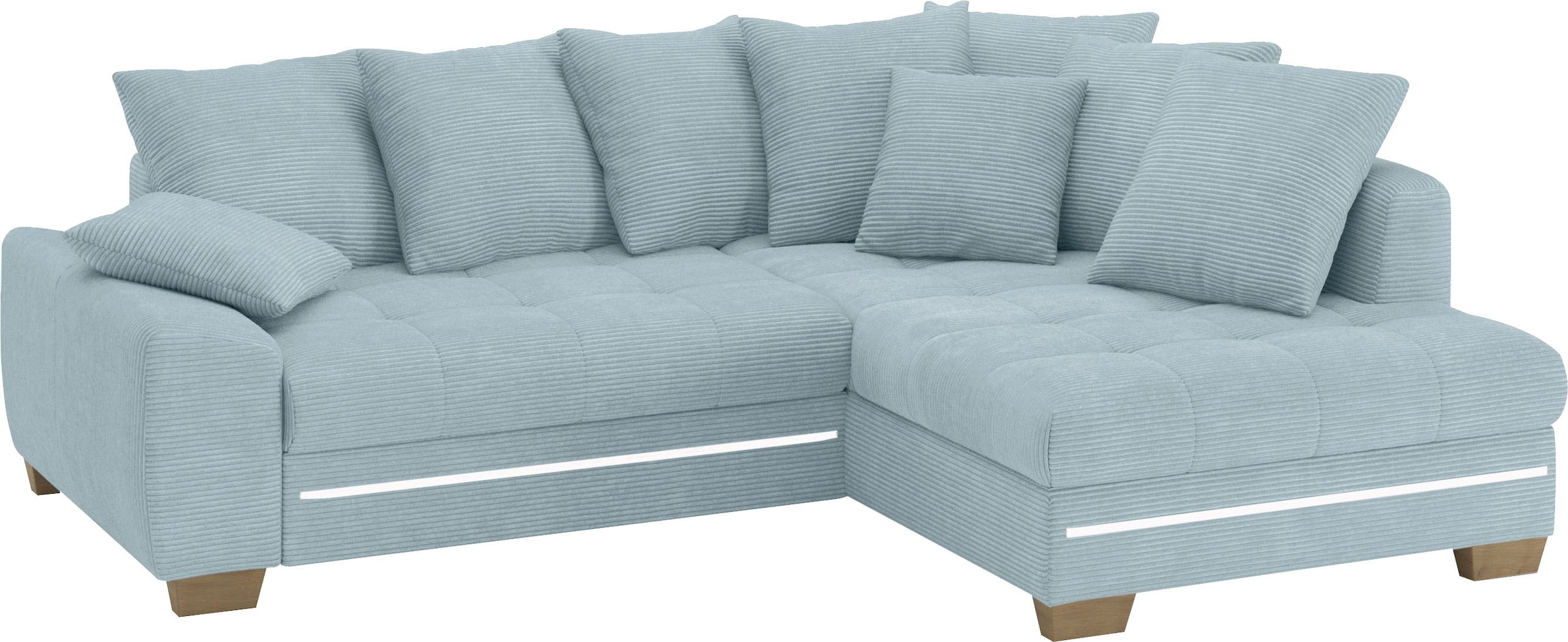 Mr. Couch Ecksofa »Nikita II, L-Form« mit RGB-LED Beleuchtung, wahlweise mi günstig online kaufen
