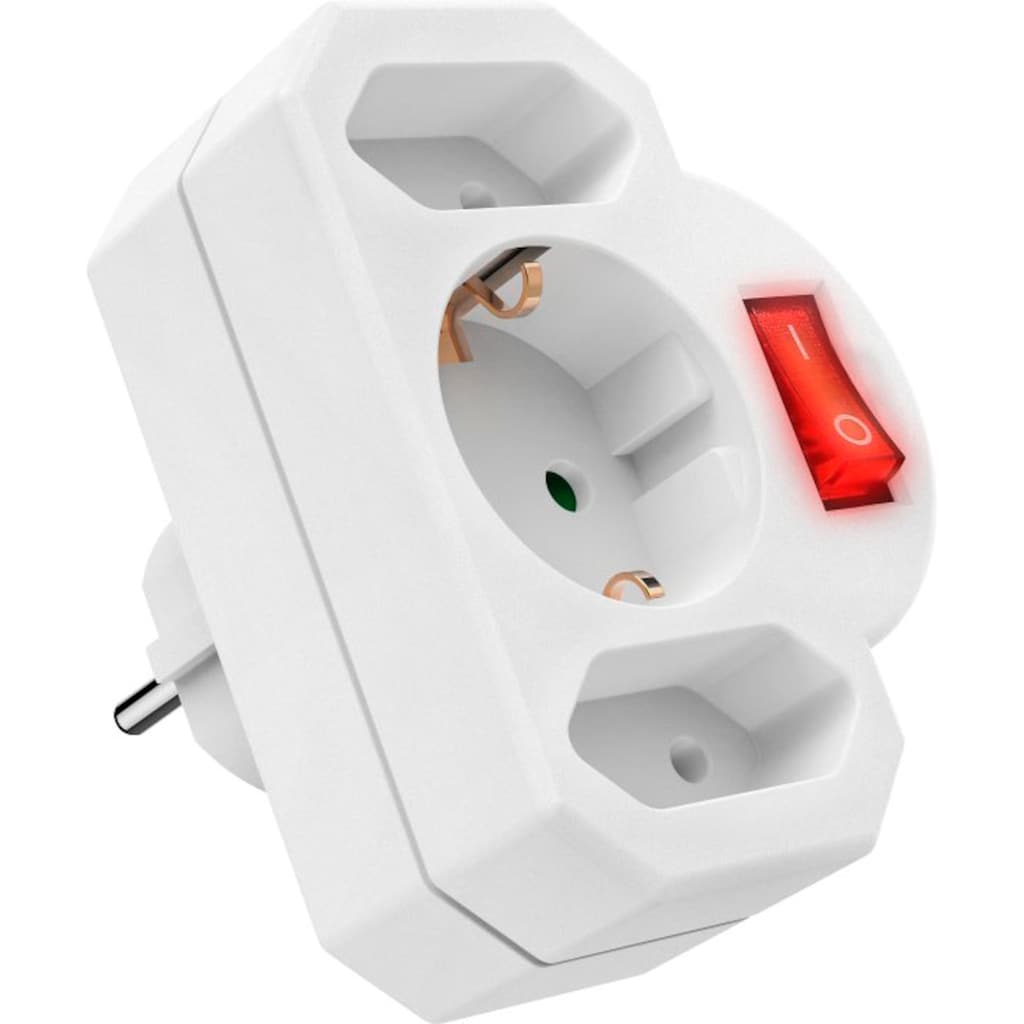 Hama Steckdosenleiste »Multistecker«, 3-fach