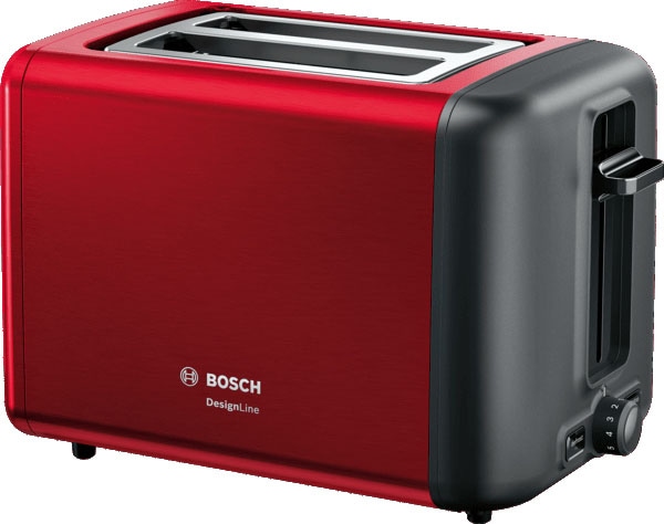 BOSCH Toaster »TAT3P424DE DesignLine«, 2 kurze Schlitze, 820 W