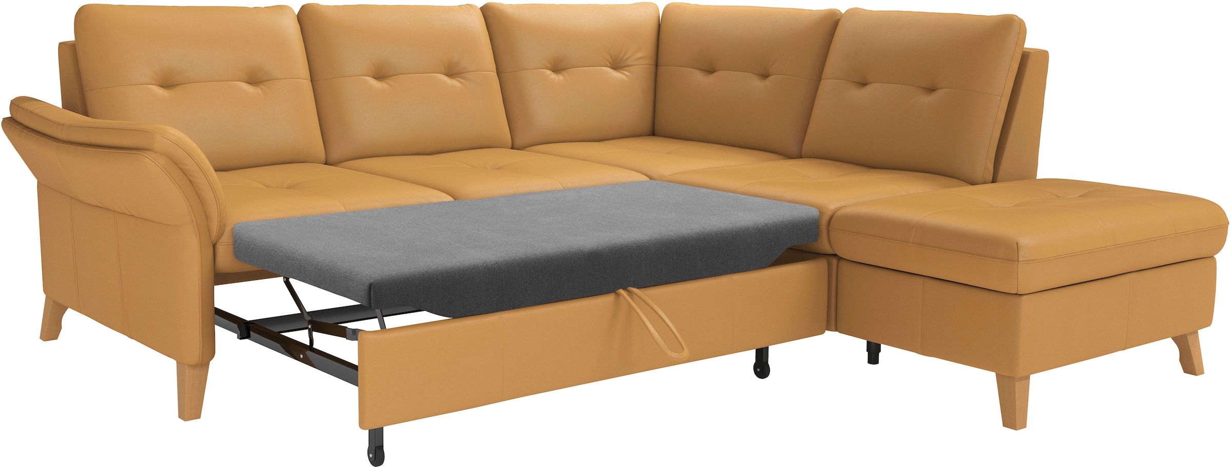 sit&more Ecksofa »Göteborg«, inkl. Sitztiefenverstellung, wahlweise mit Bettfunktion & Bettkasten