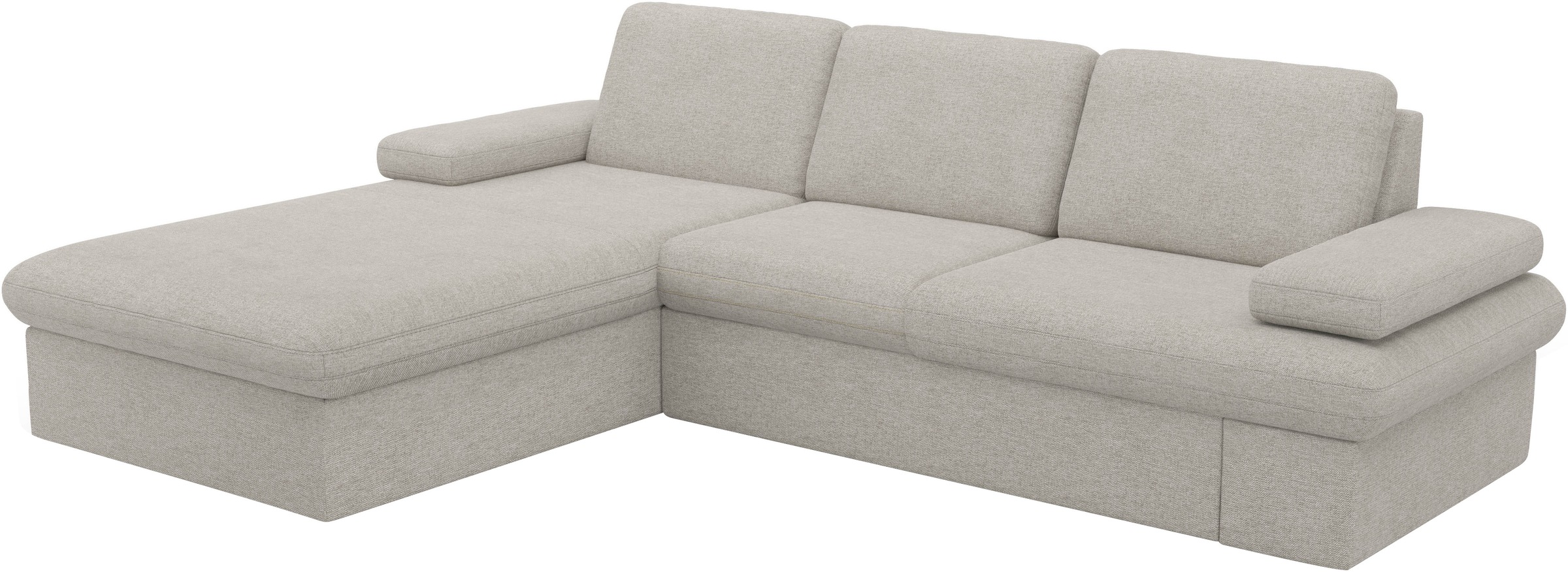 sit&more Ecksofa »Moreno L-Form, B: 247 cm«, mit Armteilverstellung, optional Bettfunktion