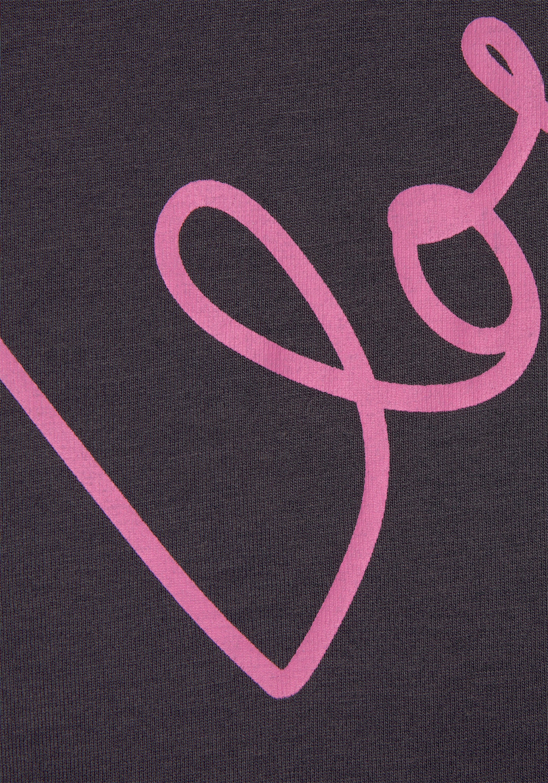 Vivance Dreams Bigshirt, mit Herzchendruck
