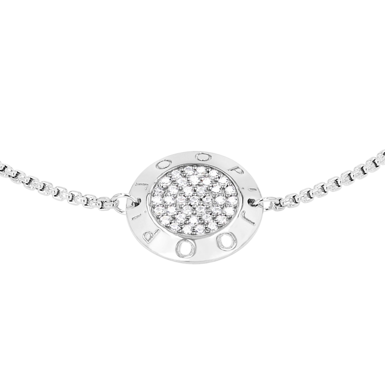 JOOP! Armband »Kreis, 2039693«, mit Zirkonia (synth.)