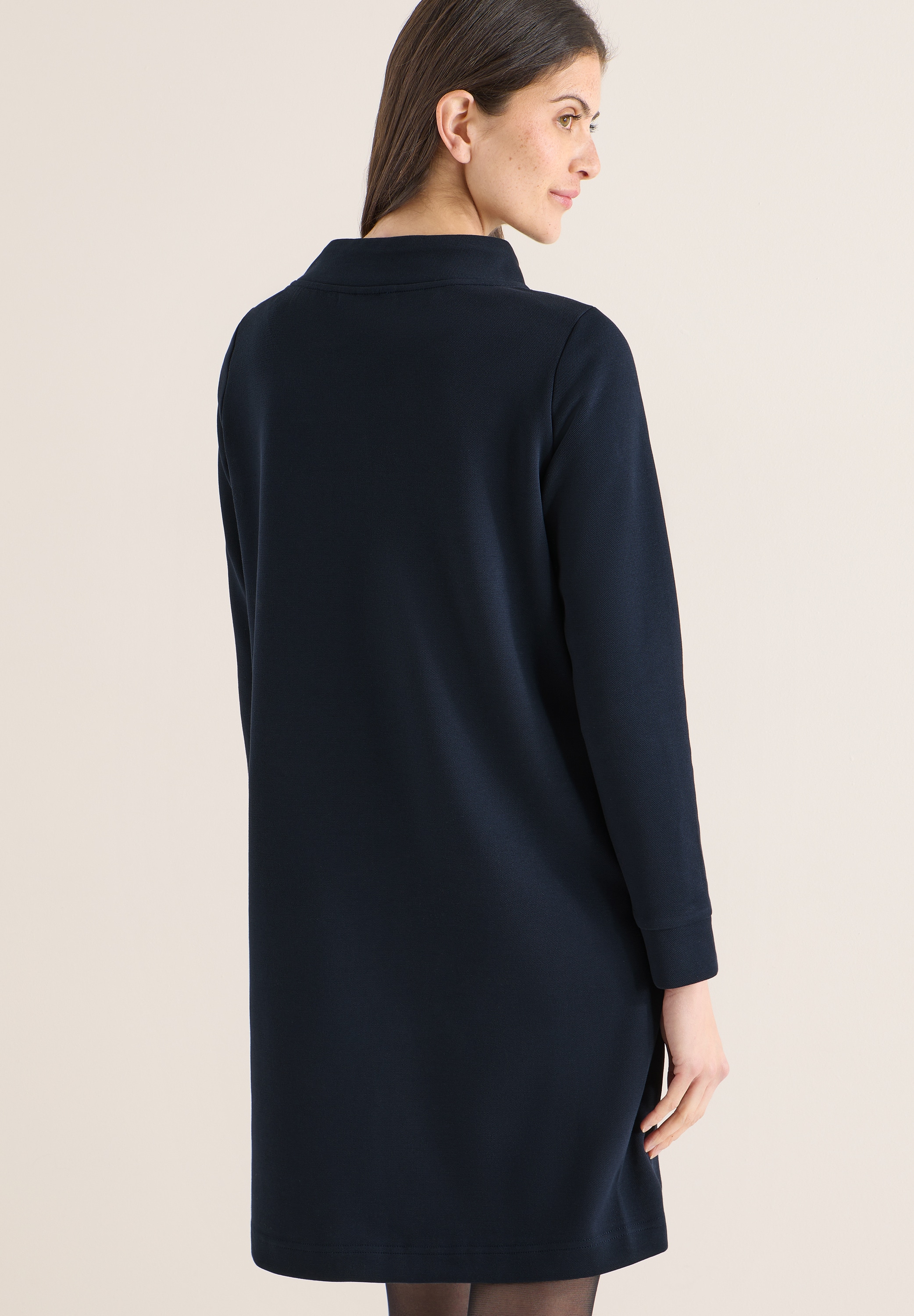 Cecil Midikleid Eingrifftaschen mit Funnelneck und Eingrifftaschen