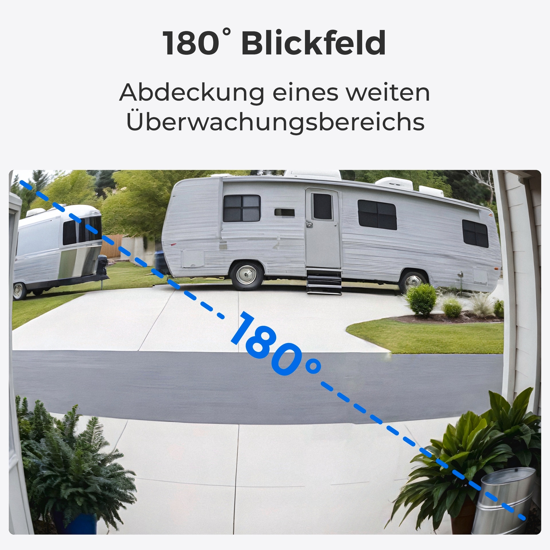 Reolink Smart Home Türklingel »D340W - 5MP Video-Türklingel & Chime«, Außenbereich, 2,4/5 GHz WLAN, Personenerkennung, 2-Wege-Audio, arbeitet mit NVRs