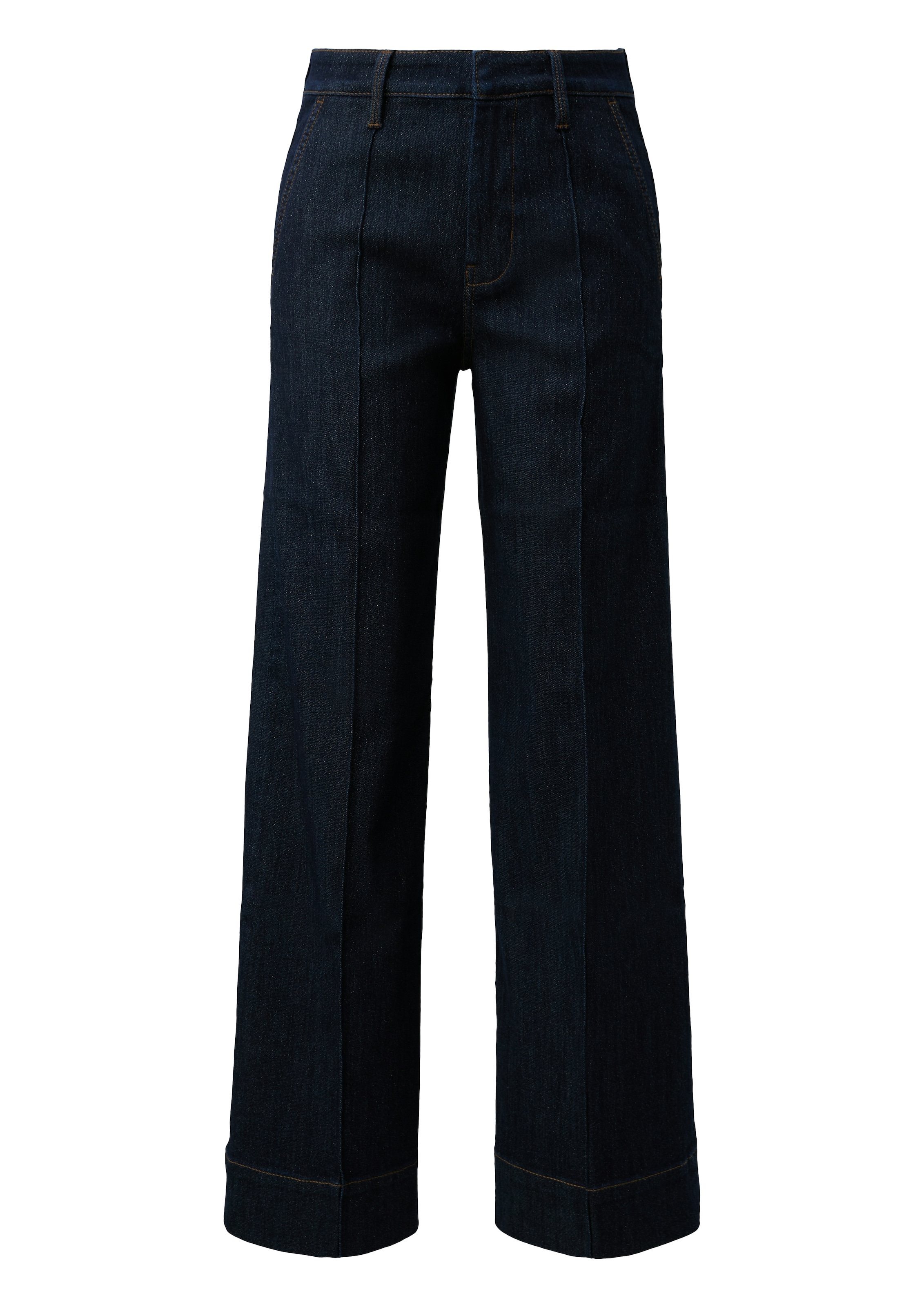 s.Oliver Gerade Jeans »SURI« mit Bügelfalte und kontrastfarbenen Nähten