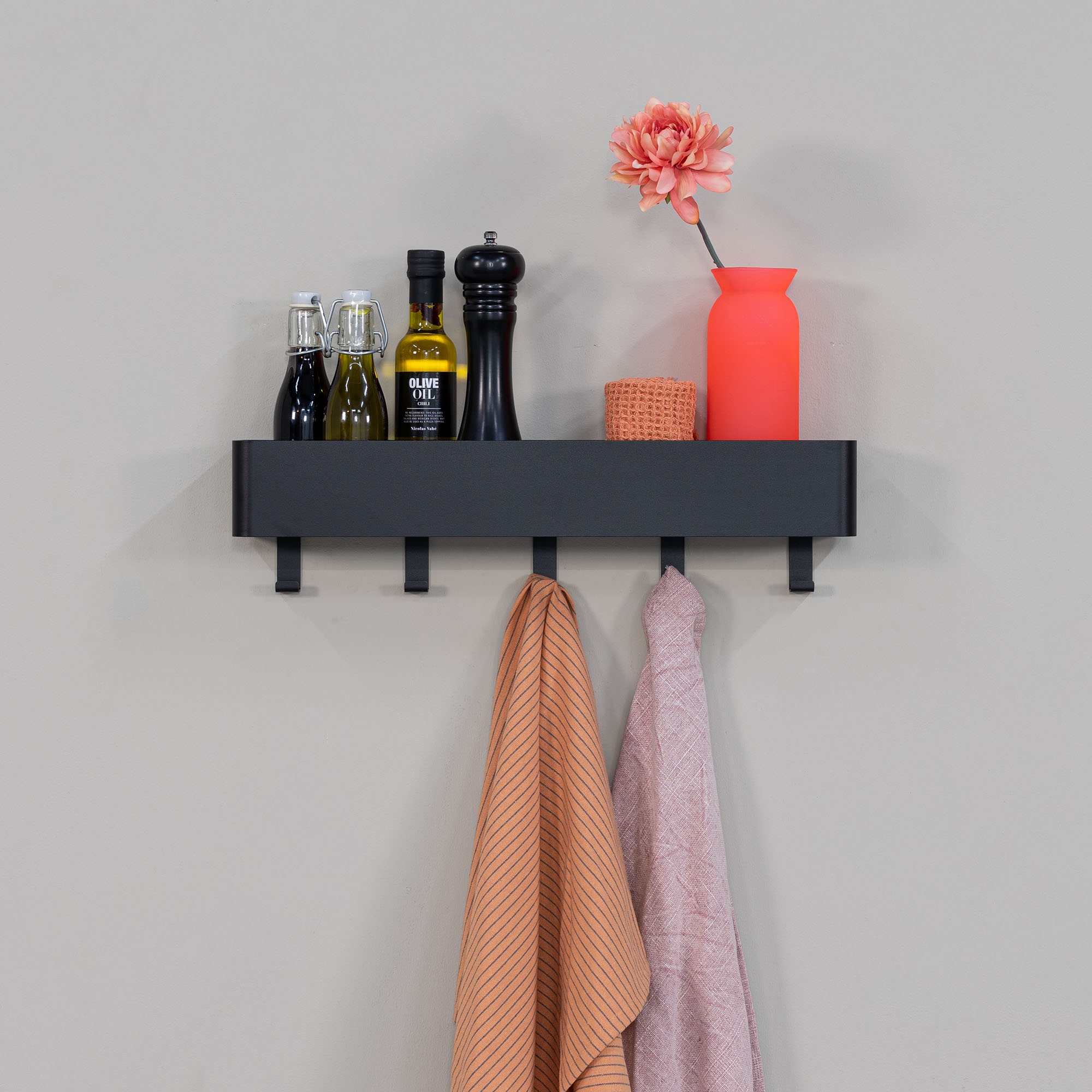 Spinder Design Garderobenhaken »Multi 5«, (1 St.), 2-in-1 Wandregal + Garde günstig online kaufen
