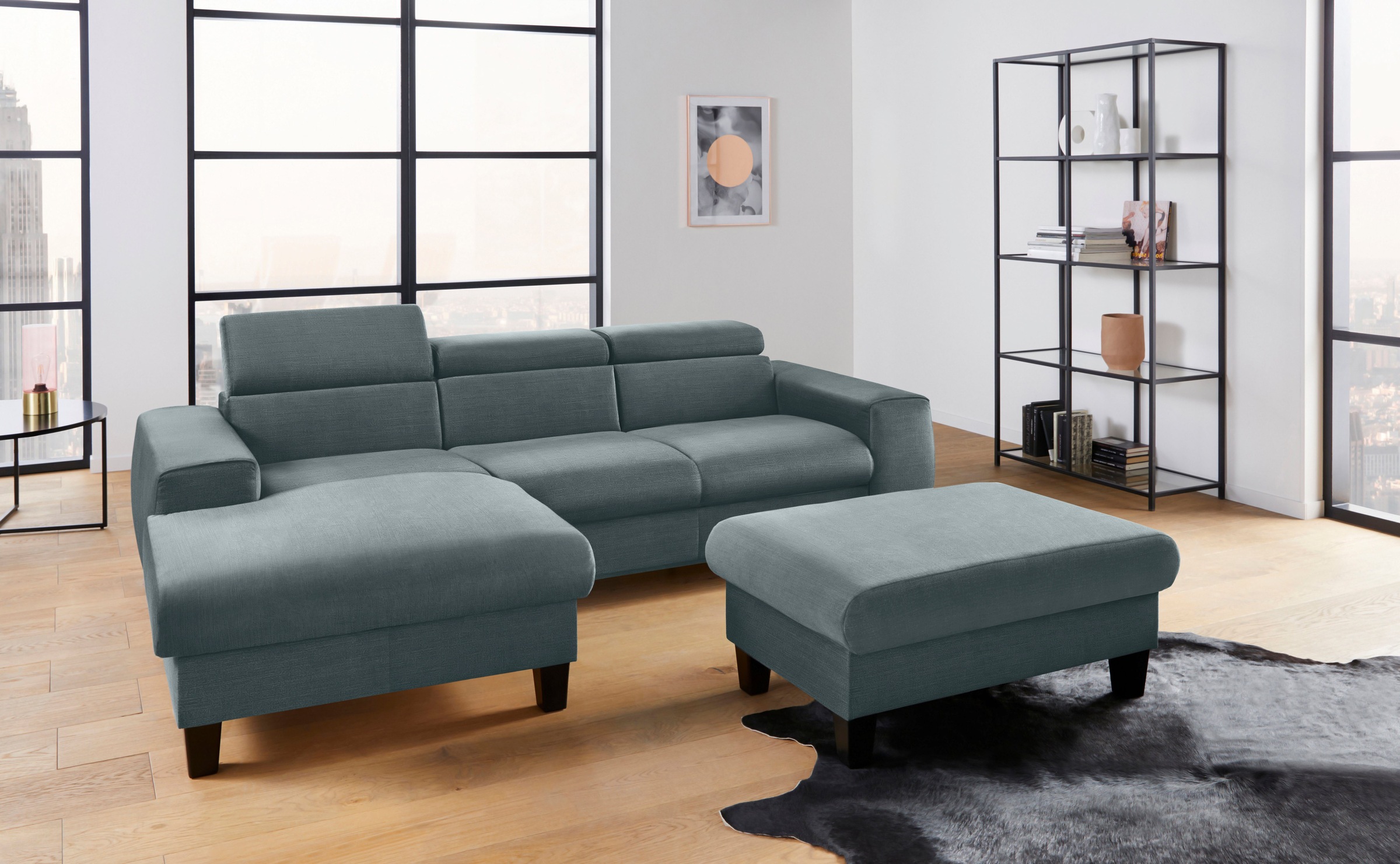COTTA Polstergarnitur »Morven L-Form«, (Set), Set bestehend aus: Ecksofa mi günstig online kaufen