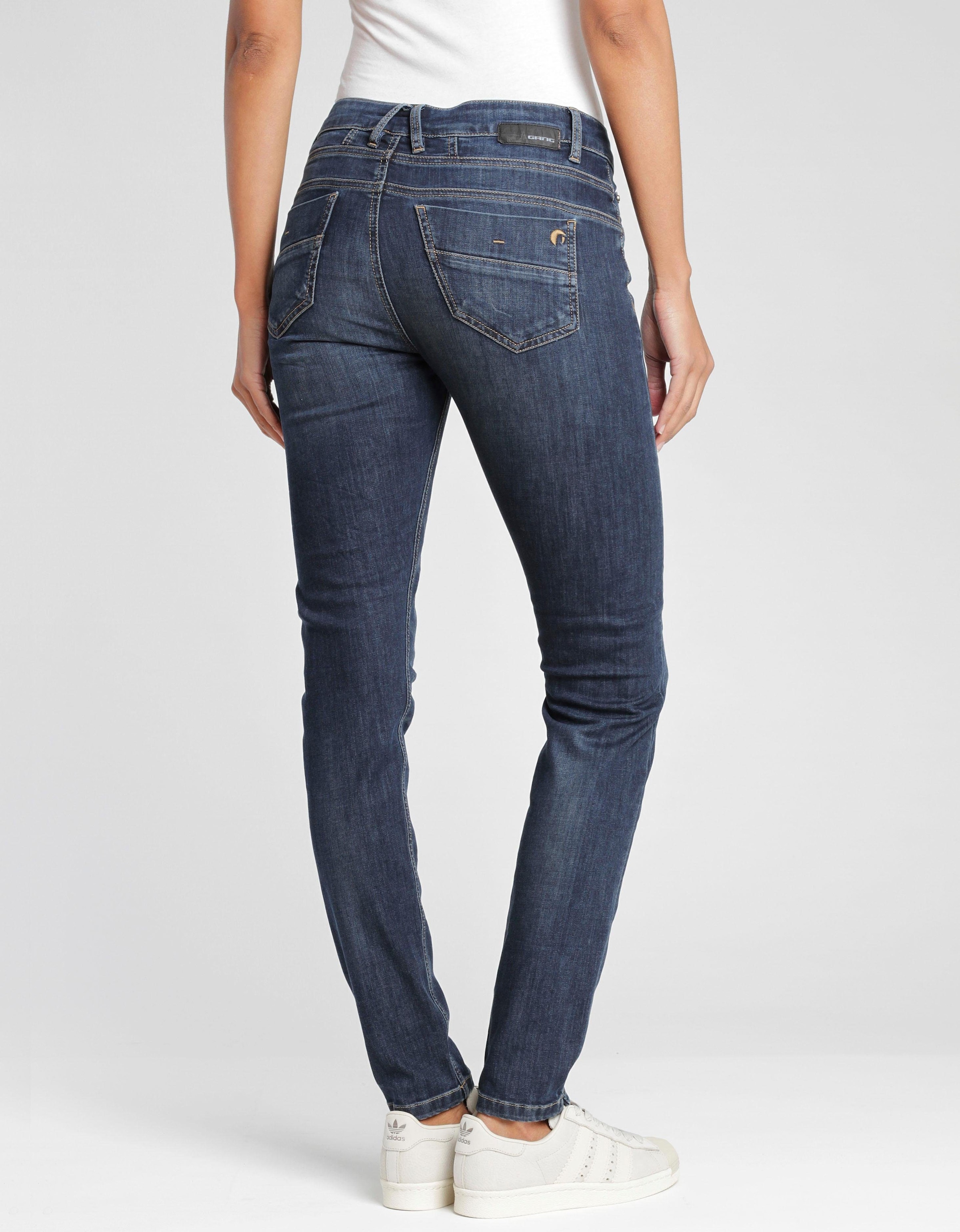 GANG Slim-fit-Jeans »Gioia«, im tollen Used-Look