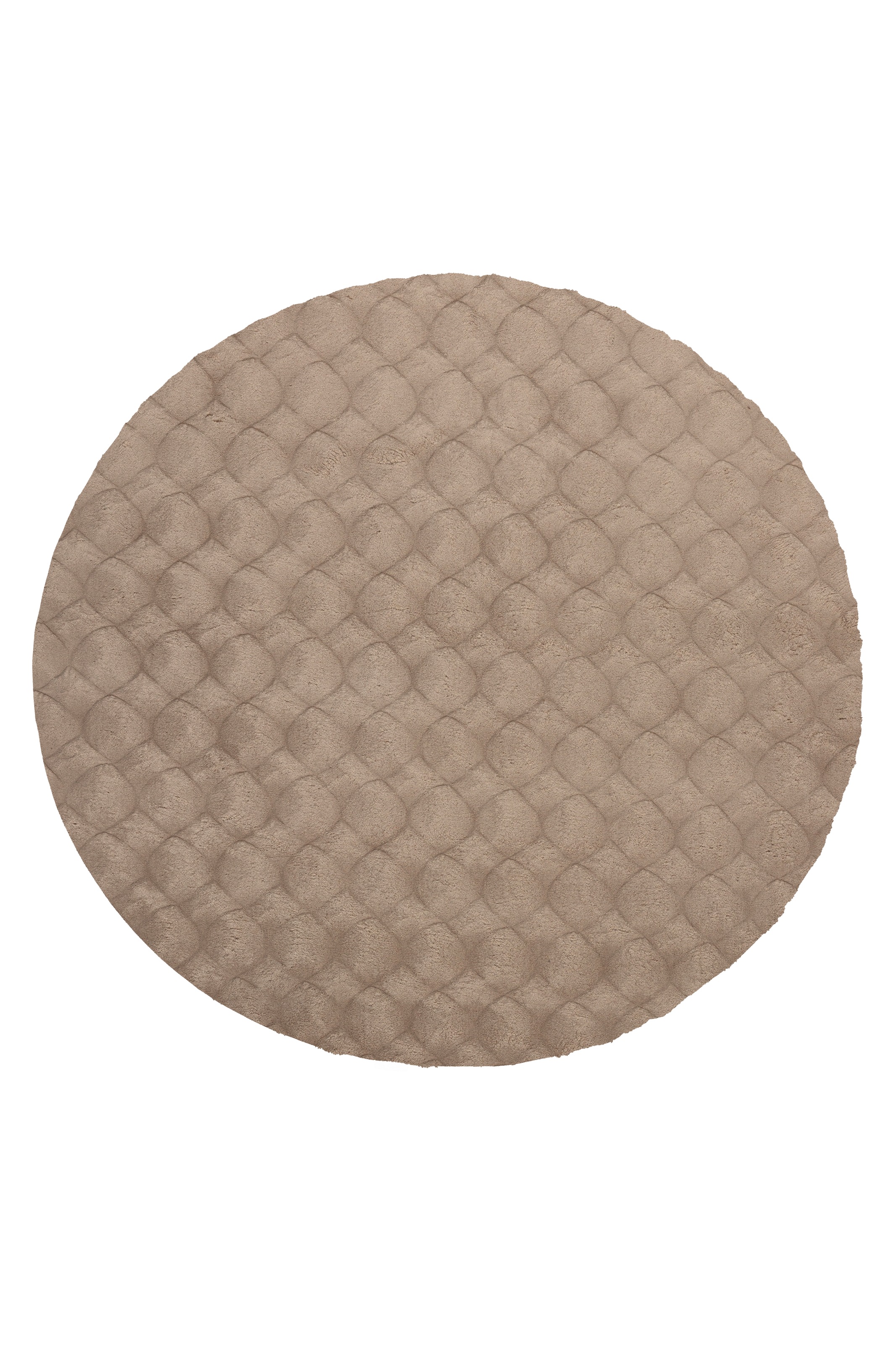 Obsession Teppich "Diamond Cut 800" rund 30 mm Höhe Uni Farben, Hoch-Tief E günstig online kaufen