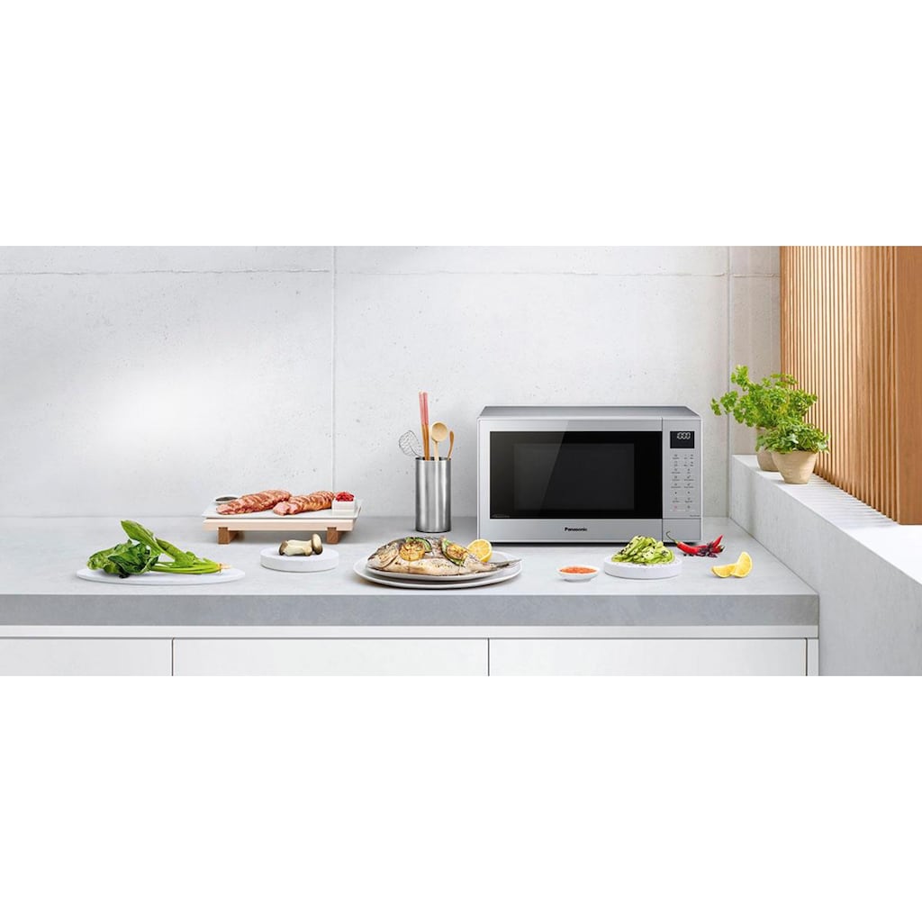 Panasonic Mikrowelle »NN-CT57JMGPG«, Grill und Heißluft, 1000 W