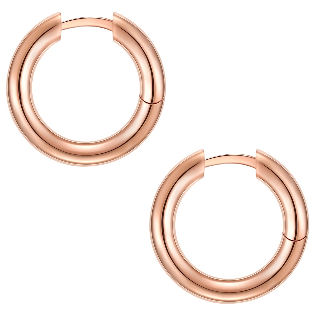 Yokoamii Paar Creolen »Set: Y47«, (2 tlg.), Creolen roségold
