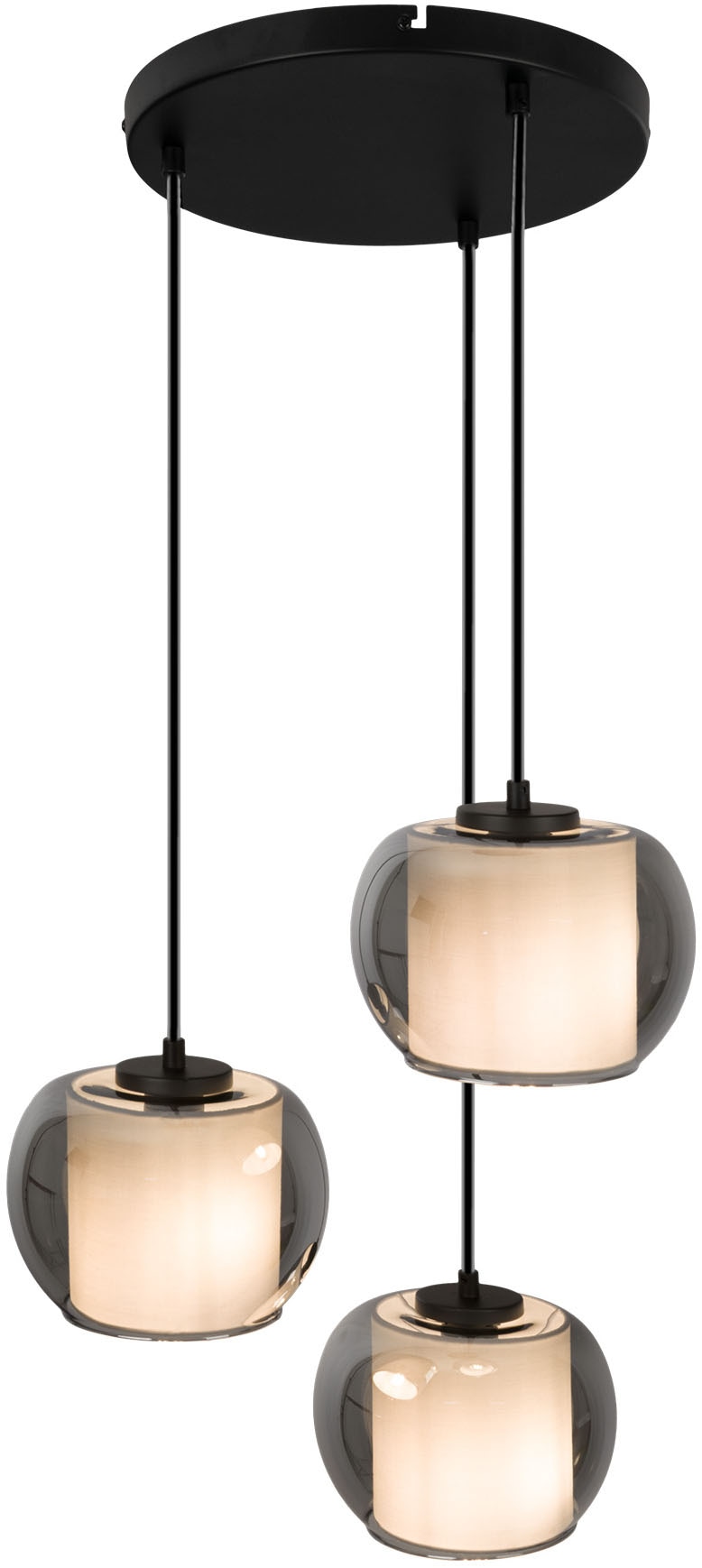 OTTO home Pendelleuchte »Tanissa« E27 1 Stk. 3 versetzt lange Pendel mit je günstig online kaufen