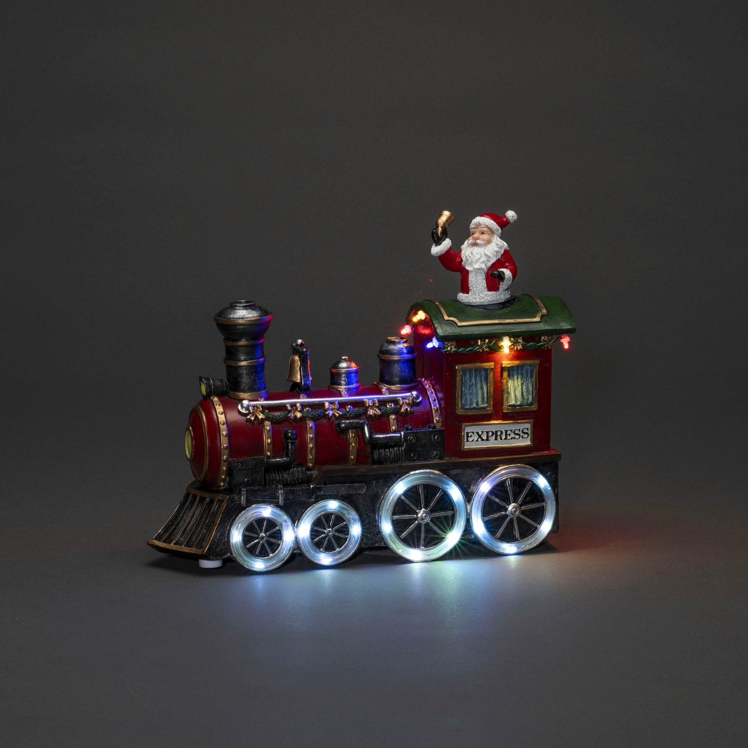 KONSTSMIDE Weihnachtsszene »Zug, mit Musik, 24 bunte Dioden, Innen«,  wählbar zwischen USB oder Batteriebetrieb kaufen