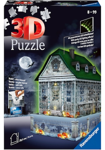 3D-Puzzle »Gruselhaus bei Nacht«
