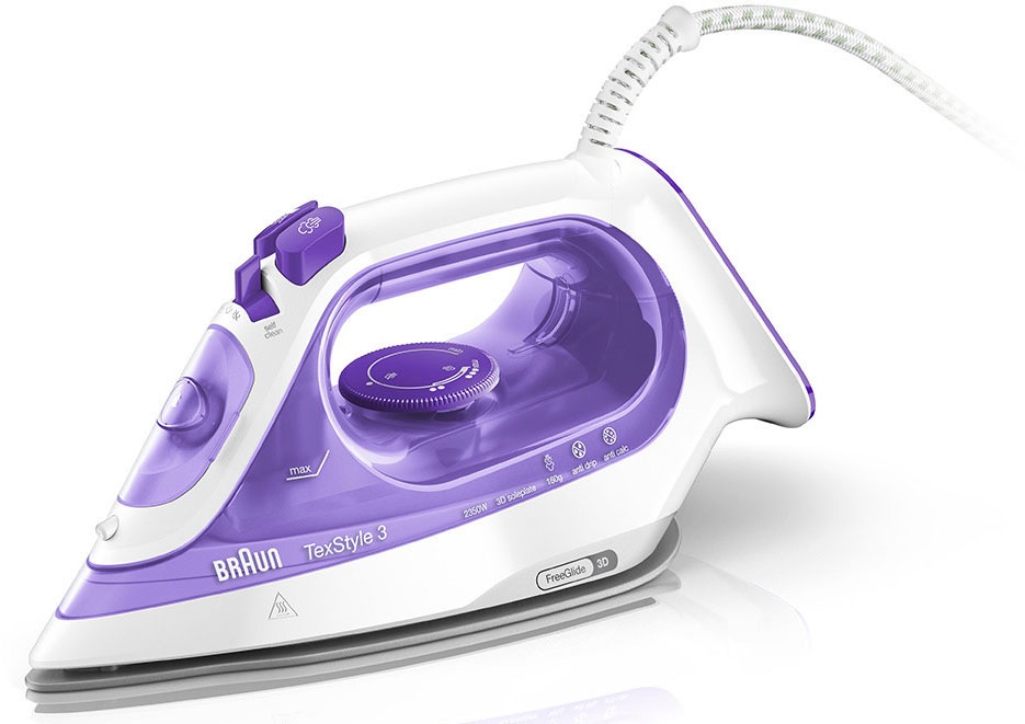 Braun Dampfbügeleisen »TexStyle 3 SI 3042 VI - 2.350 W, 160 g Dampfstoß, 27 günstig online kaufen