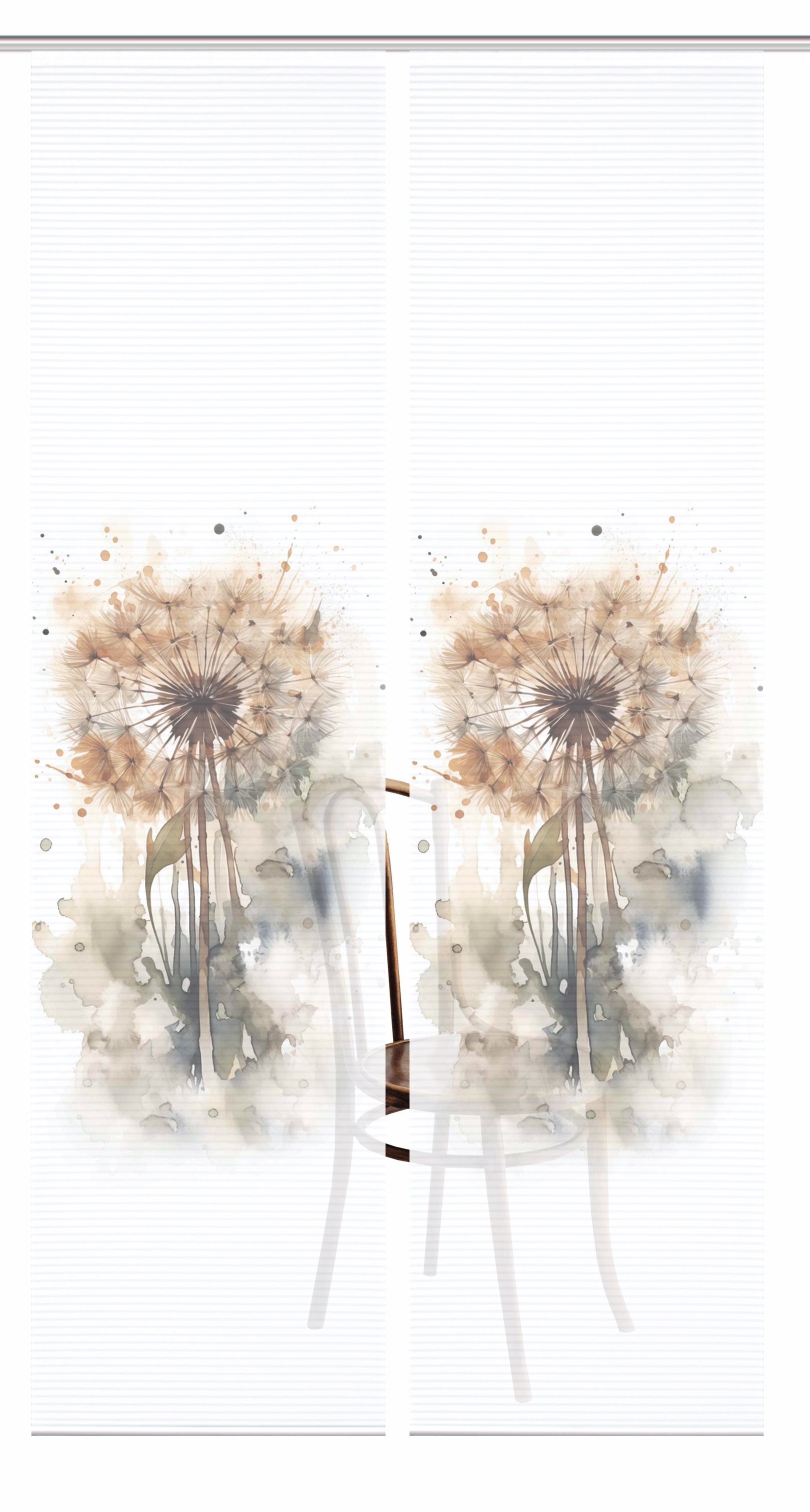 HOME in green Schiebegardine »AMARANDE« Paneelwagen 2 Stk. tlg. Bambusoptik günstig online kaufen