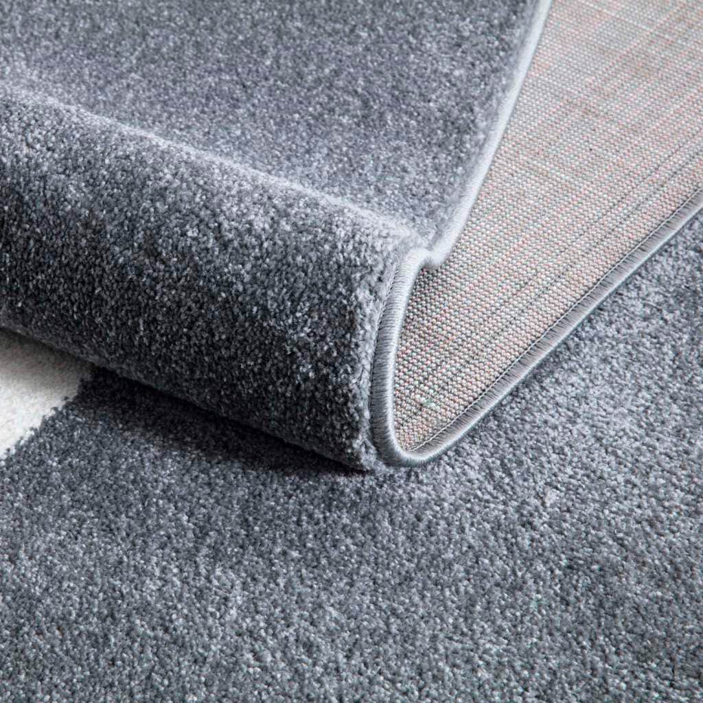 Carpet City Kinderteppich »ANIME921«, rechteckig, 11 mm Höhe, Kinderzimmer Teppich Modern mit Mond, Blumen, Wolken, Creme, Multi