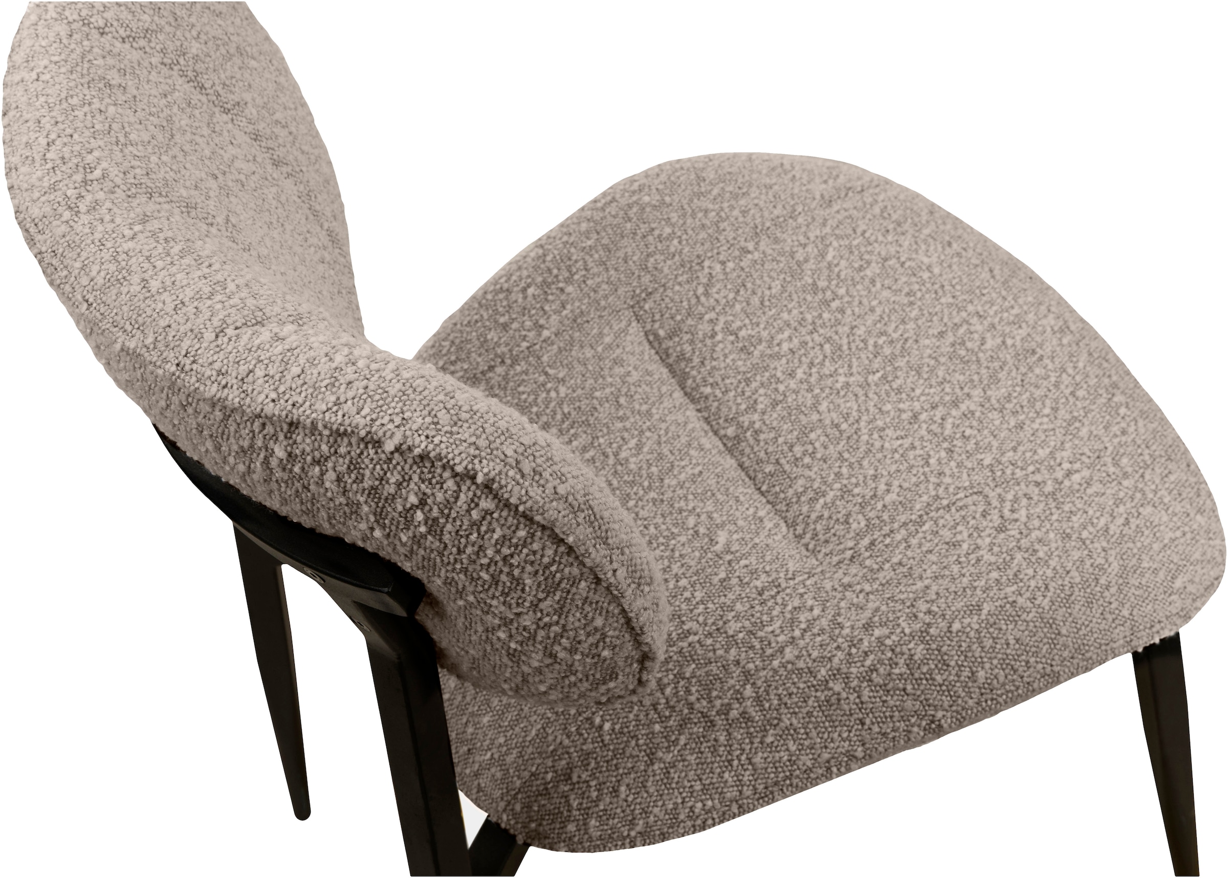 OMG Design Esszimmerstuhl »Joe«, (Set), 1 St., Stoff, moderner Bouclé Bezug, bequem gepolstert, Küchenstuhl
