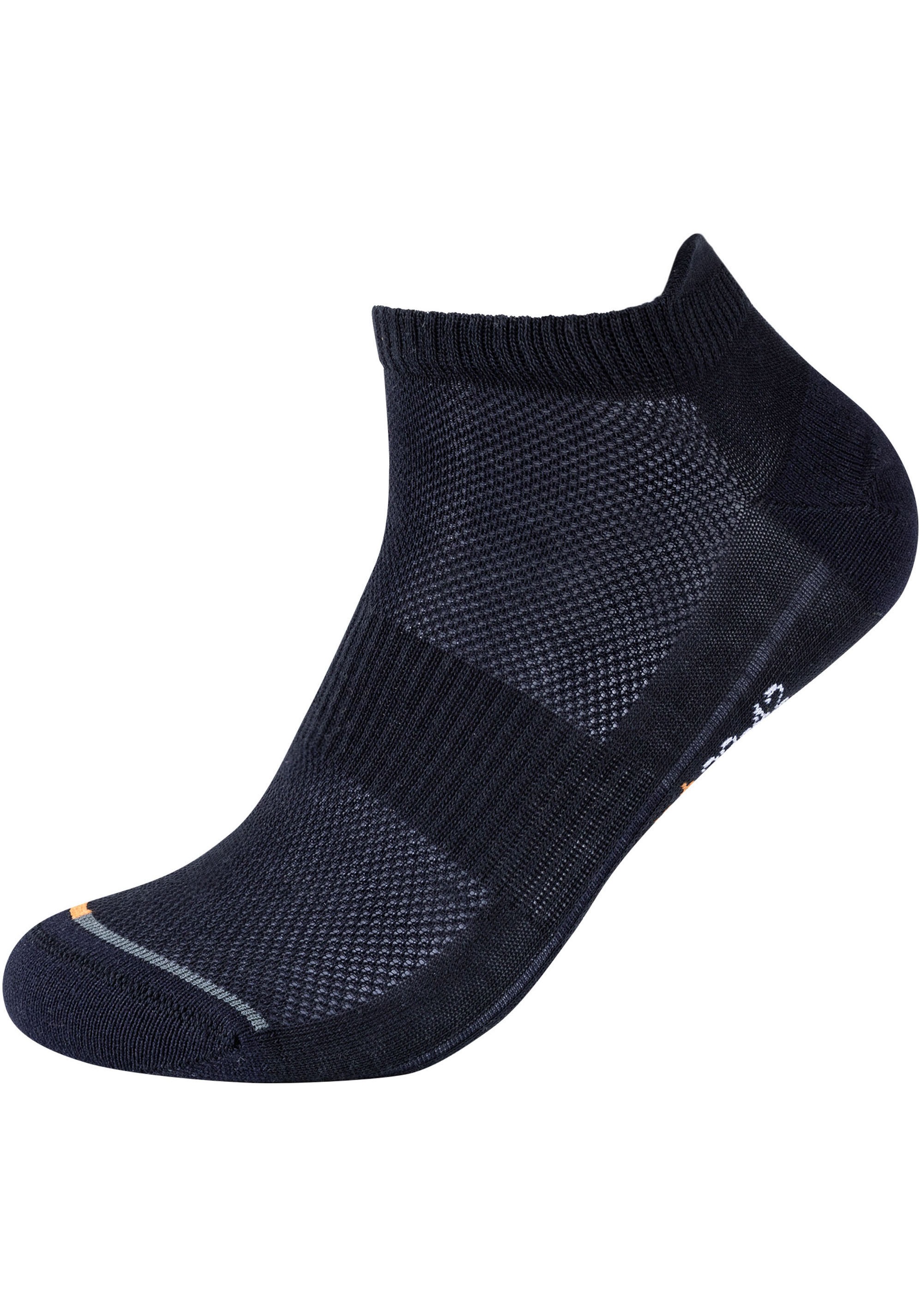 Camano Sneakersocken »function«, (4 Paar), mit Micro-Plüsch an Ferse und Zehen