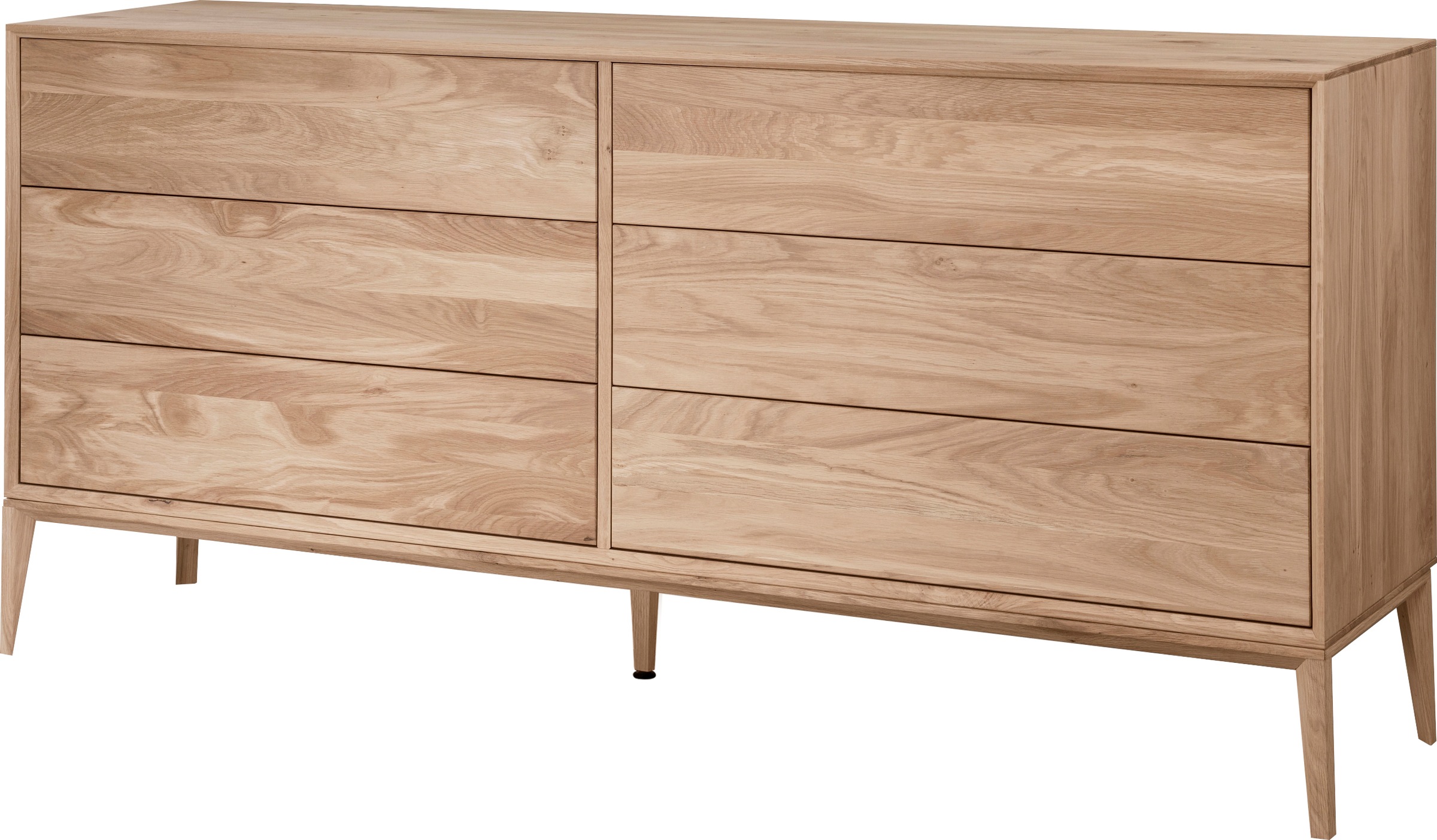 Home affaire Sideboard »Koda Kommode, 6 geräumige Schubladen mit Push-To-Op günstig online kaufen