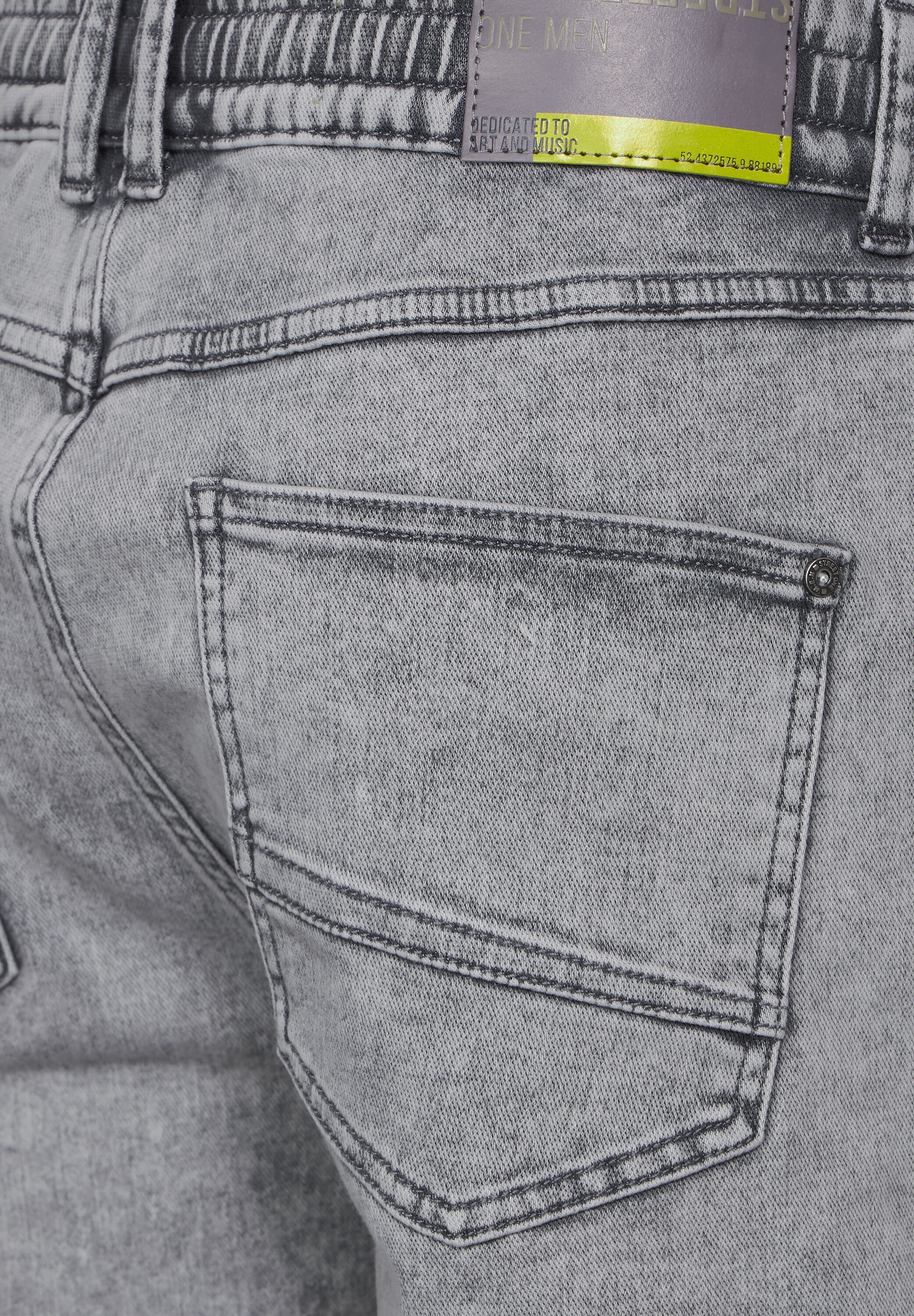 6. Bild von STREET ONE MEN Jeansshorts, mit Tunnelzugband