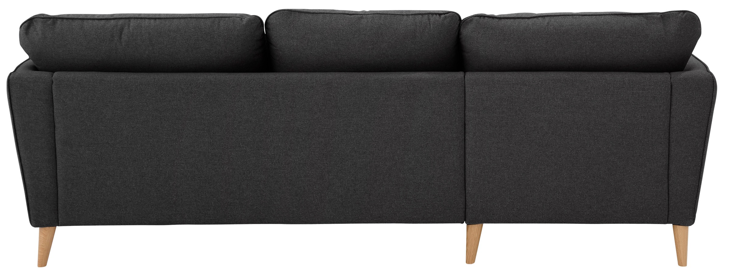 Home affaire Ecksofa »MARSEILLE (242/152cm),L-Form, Rec. rechts/links«, Massivholzbeine aus Eiche, in verschieden Bezügen und Farbvarianten