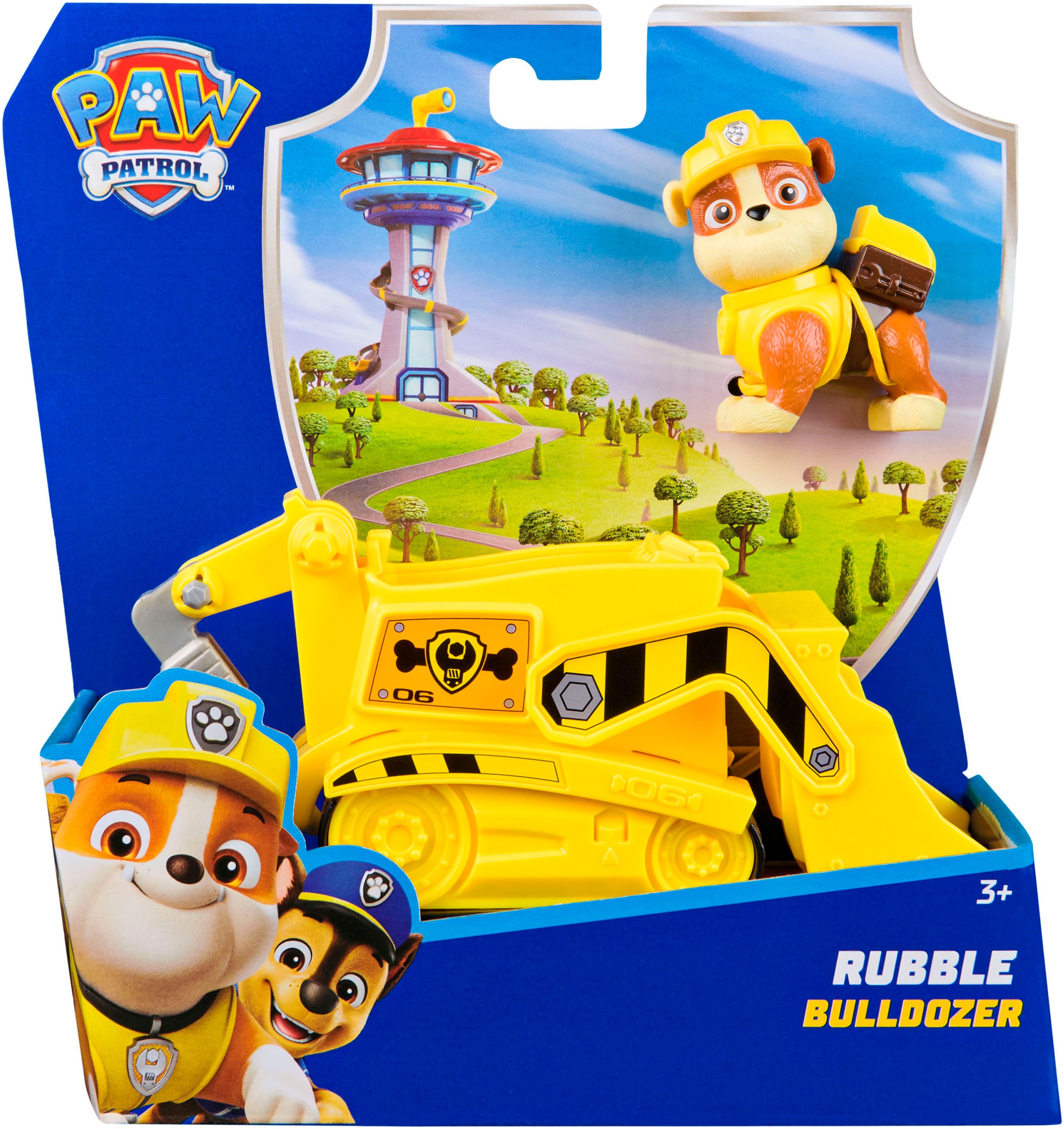 Spin Master Spielzeug-Auto »PAW Patrol, Sust. Basic Vehicle Rubble«, zum Teil aus recycelten Material