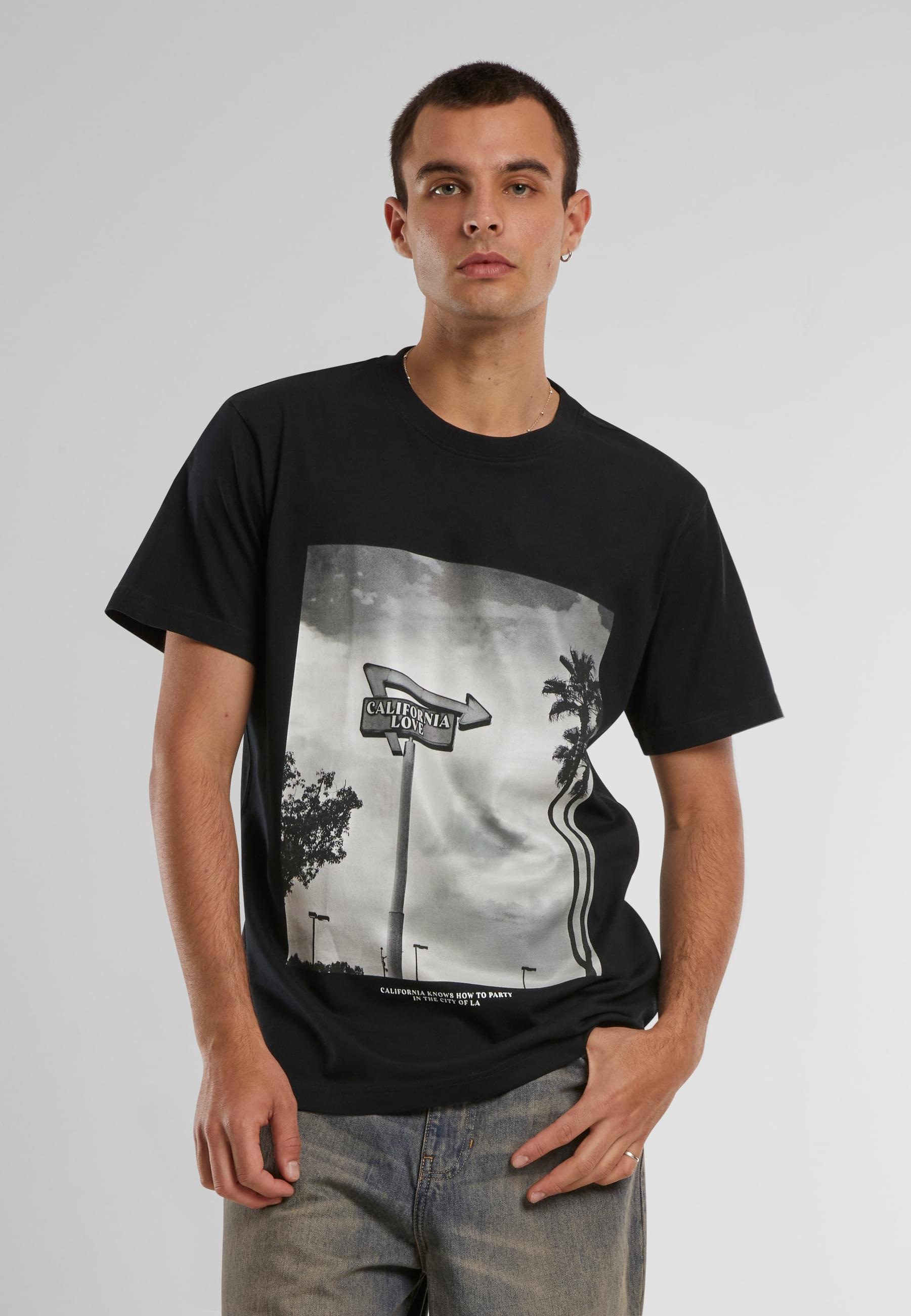 MisterTee T-Shirt »MisterTee Herren California Love Tee« 1 Stk.