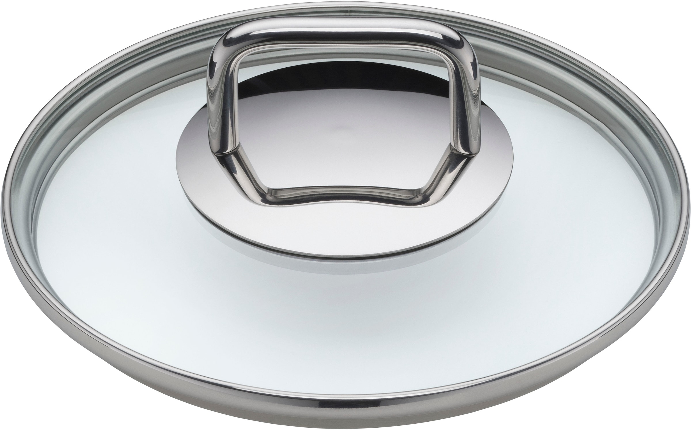 Silit Bratentopf »Extra Cook, mit Glasdeckel«, Edelstahl 18/10, (2 tlg.), SiliTherm Universalboden, induktionsgeeignet, spülmaschinengeeignet