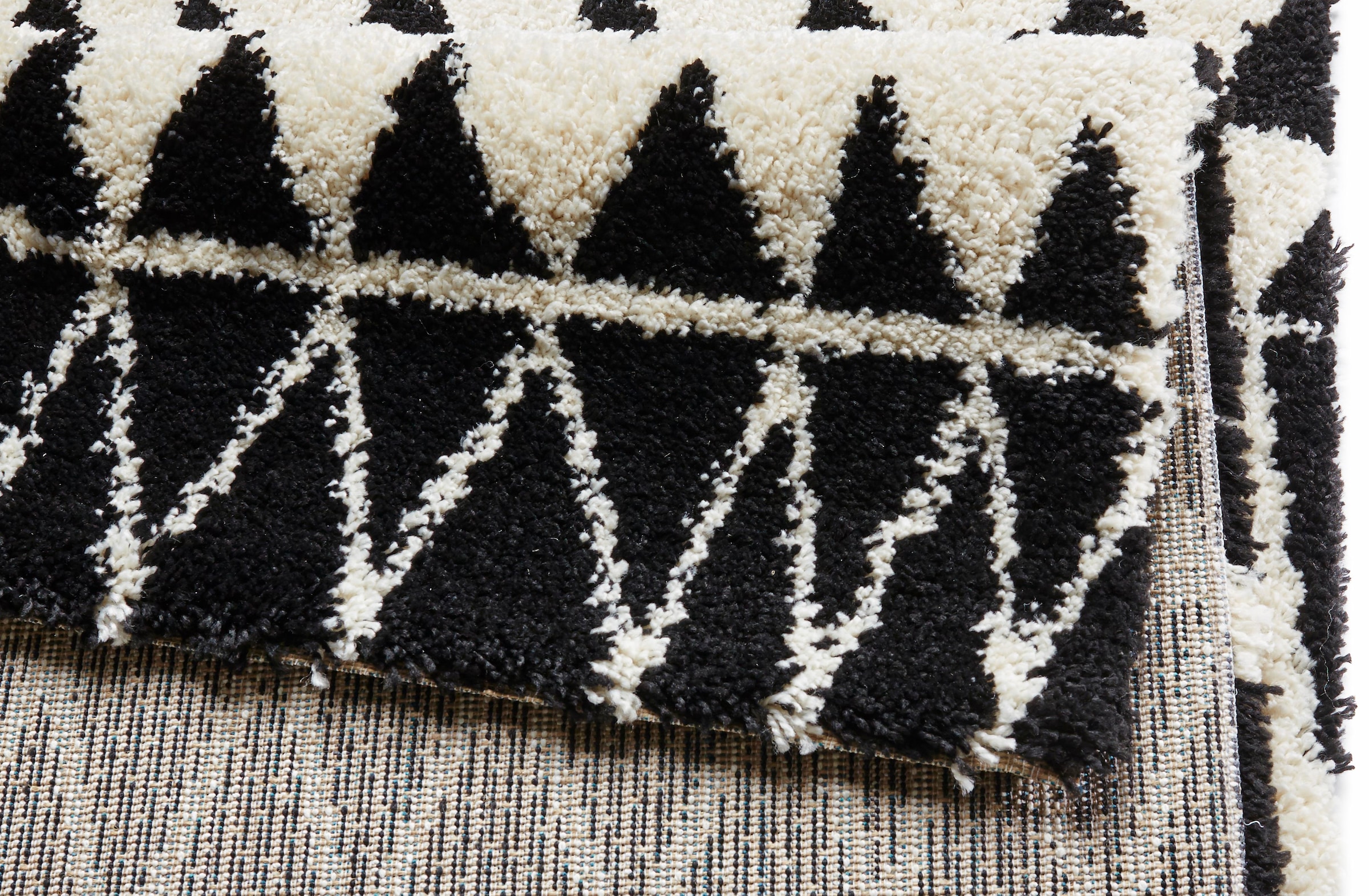 HANSE Home Hochflor-Teppich »Inspire«, rechteckig, 35 mm Höhe, Geometrisches Muster, Scandi Look, Robust, Pflegeleicht