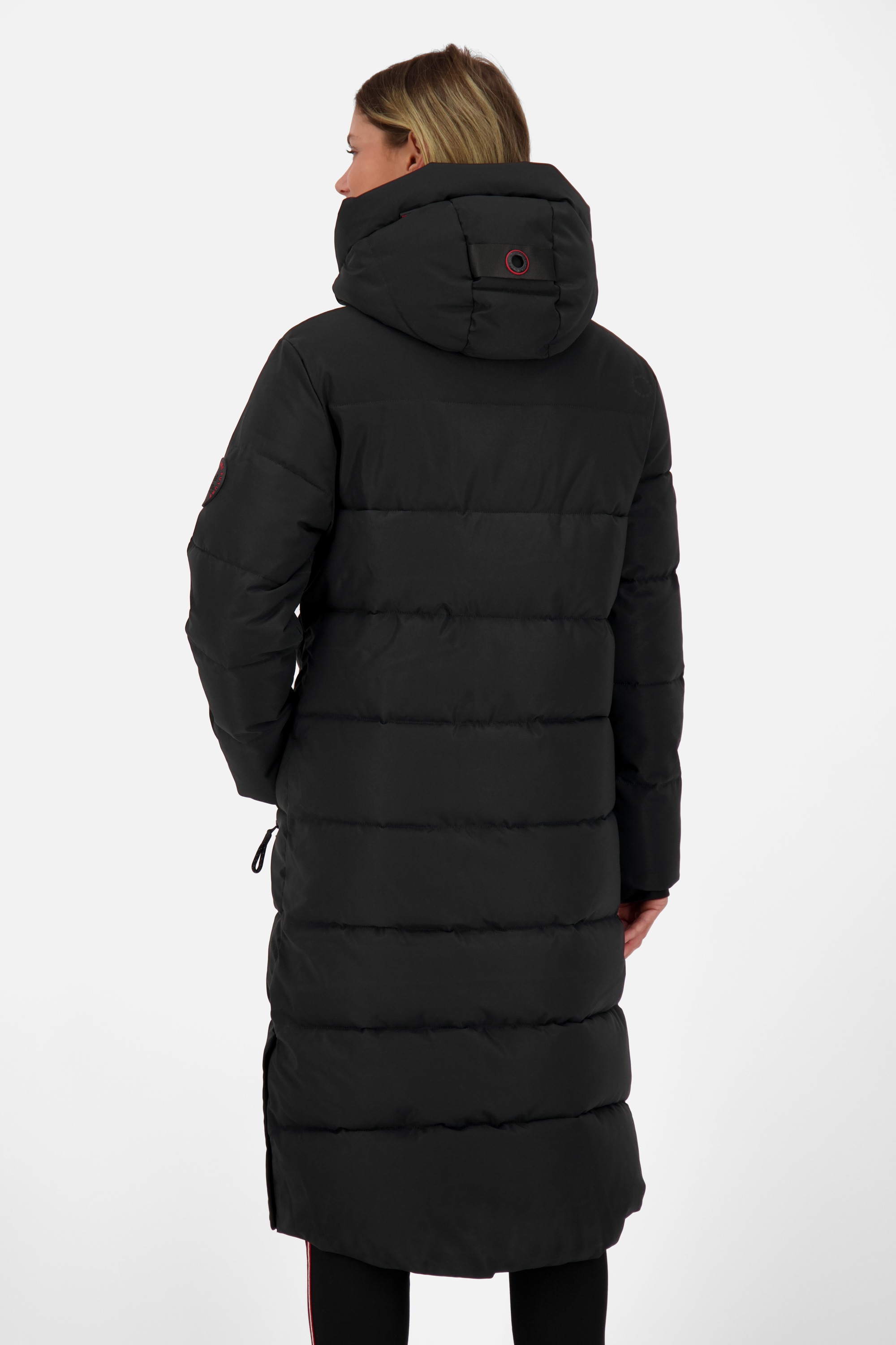 Alife & Kickin Steppjacke »Damen KatiaAK A«, mit Kapuze, Langer Wintermantel mit großer Kapuze und regulierbarer Beinfreiheit